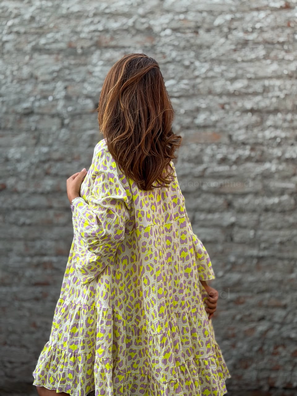 Vestido Print amarillo