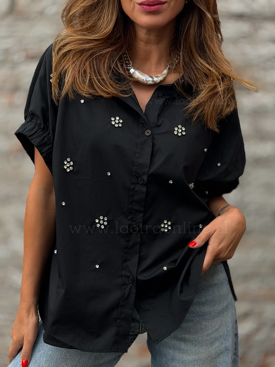 Blusa Orleans negro