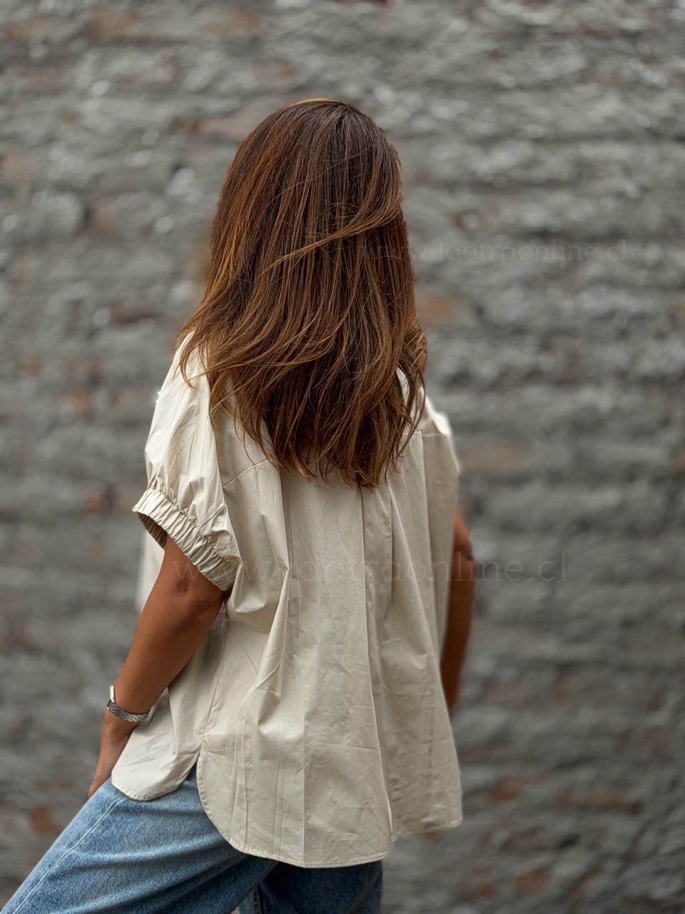 Blusa Orleans beige