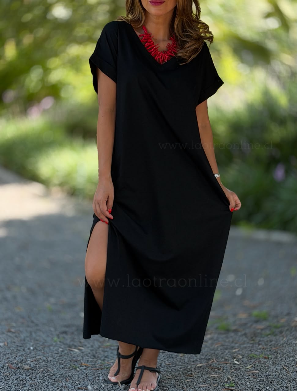 Túnica Magnolia negro