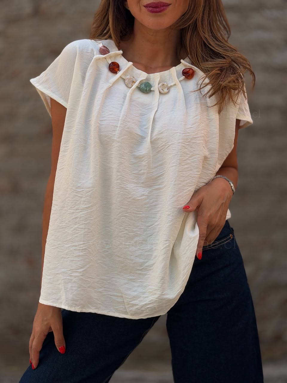 Polera Majestad blanco