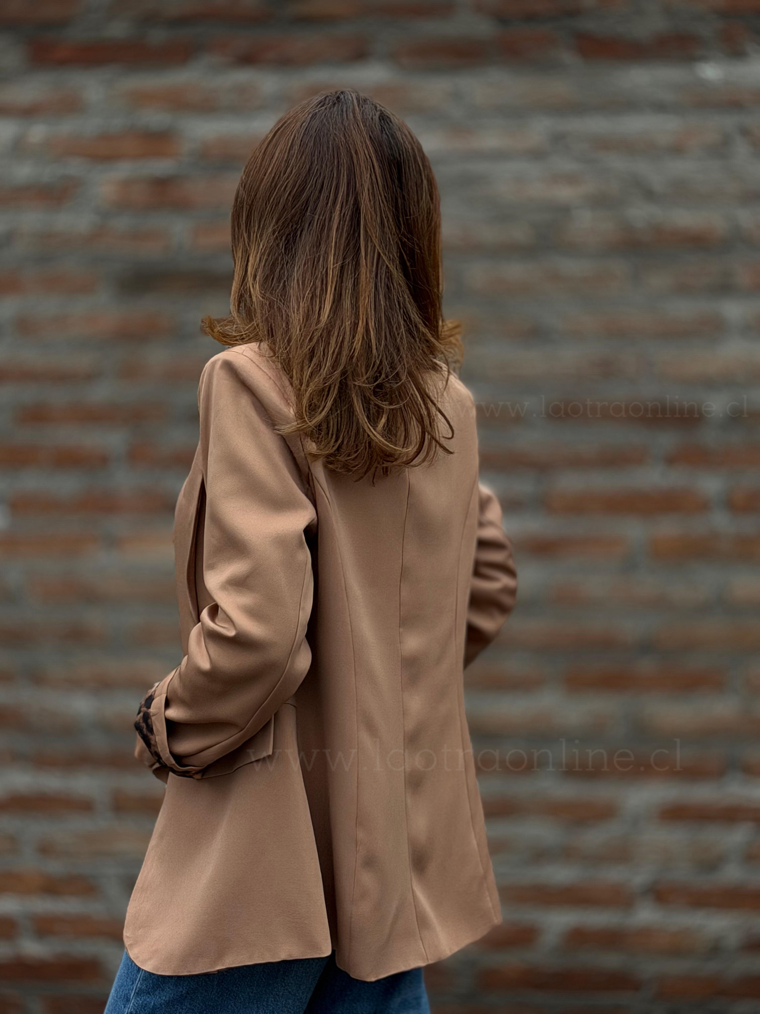 Blazer forro print toffe