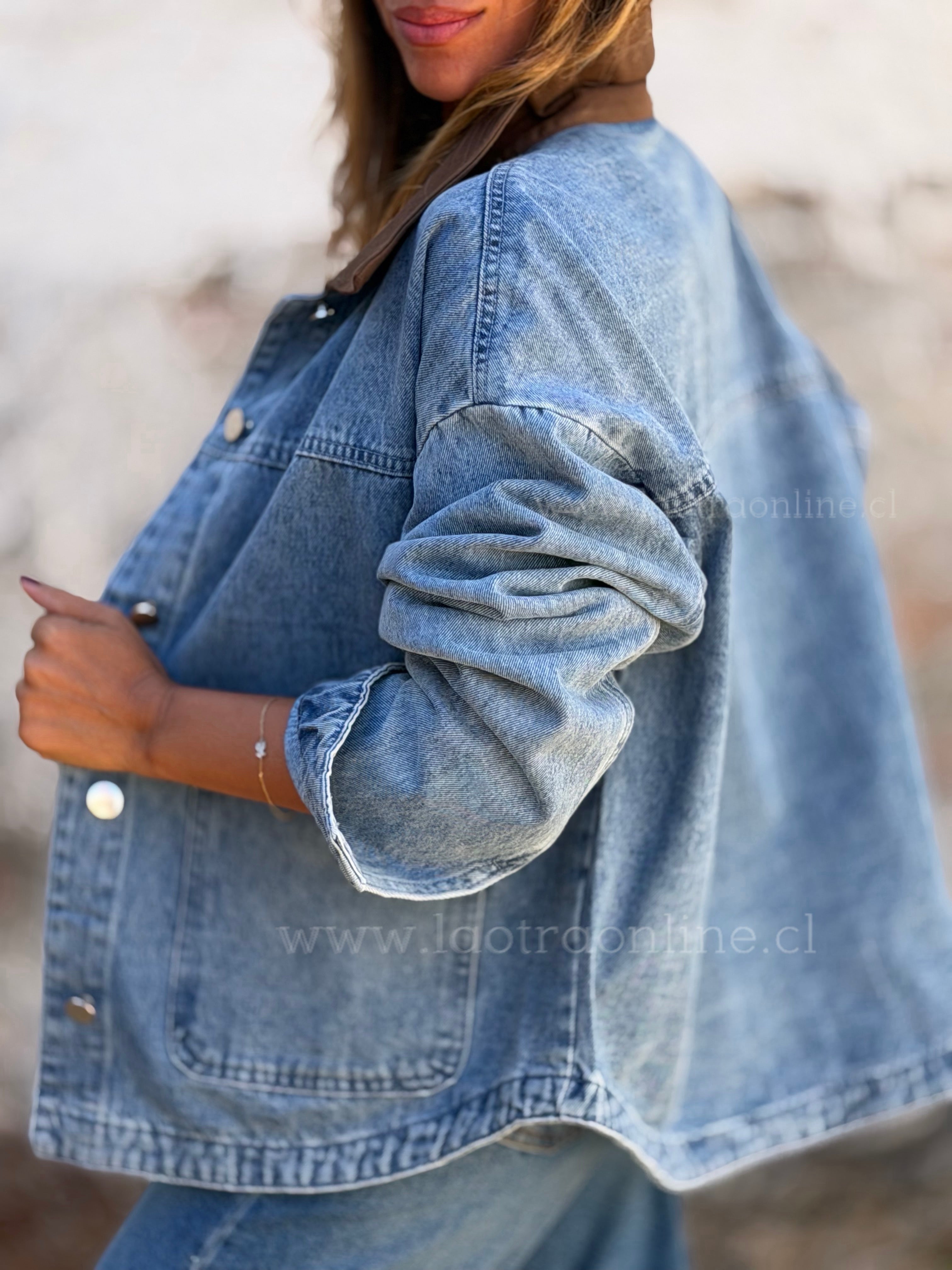 Chaqueta impacto azul