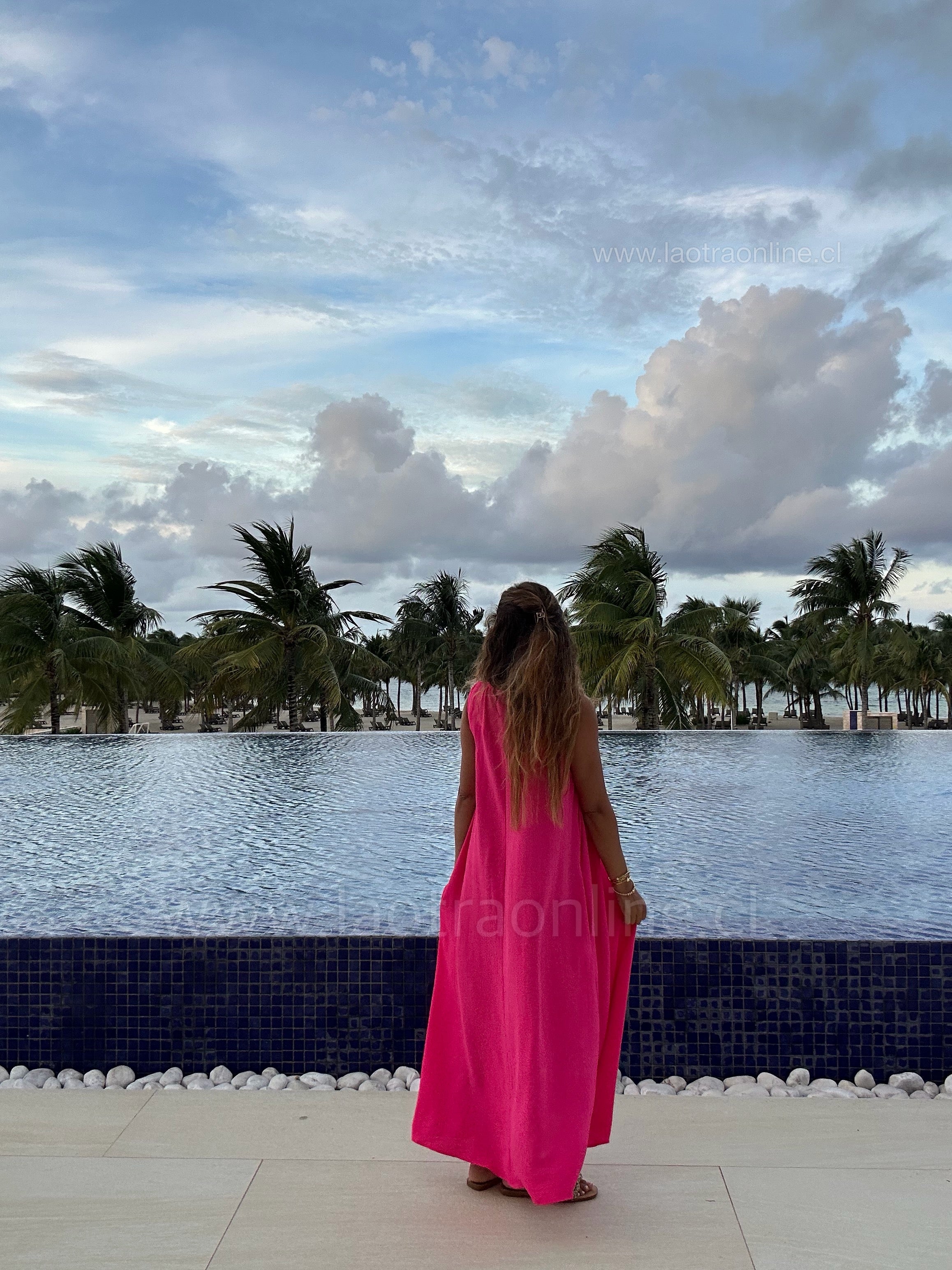 Vestido Luxemburgo fucsia