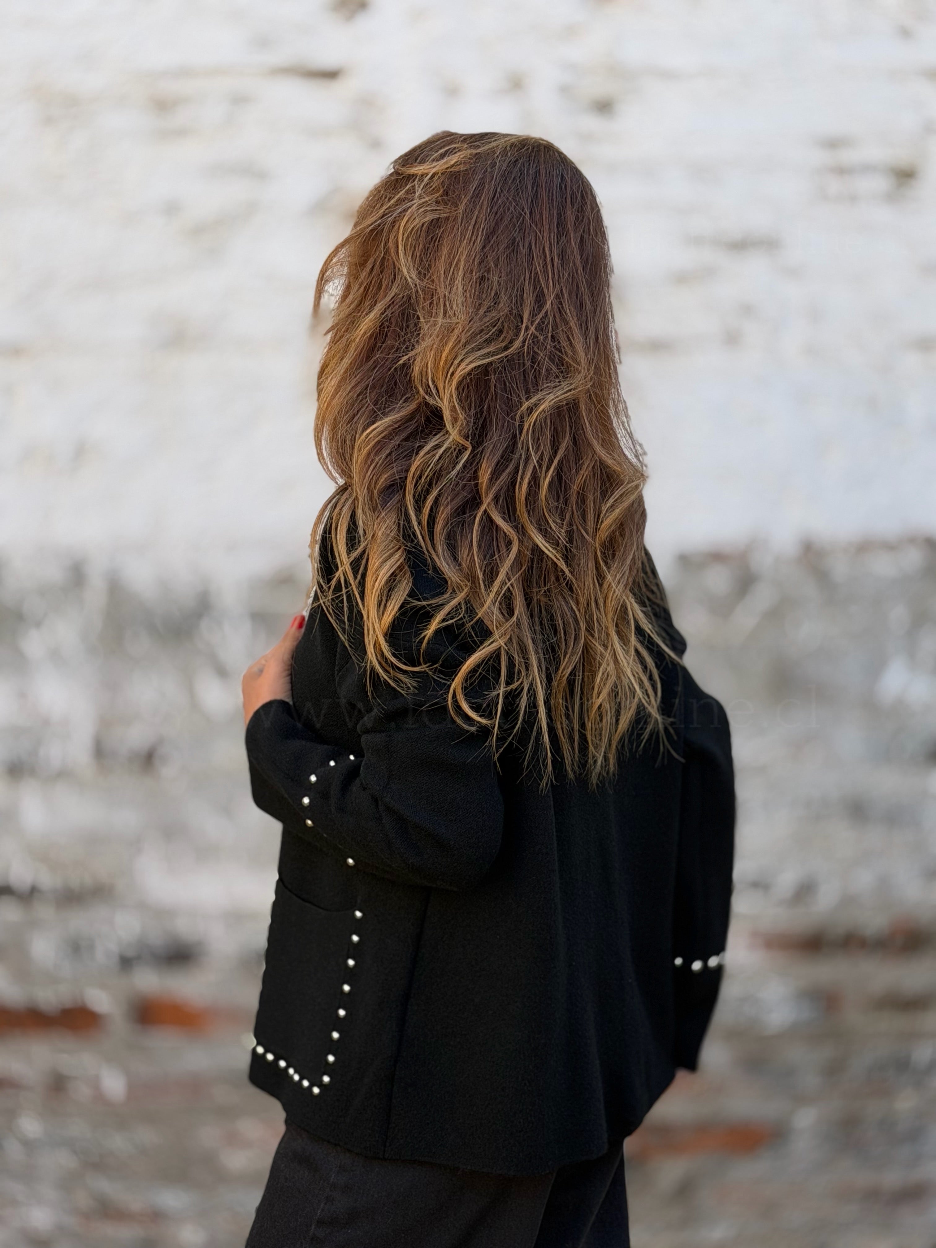 Sweater Tachitas negro