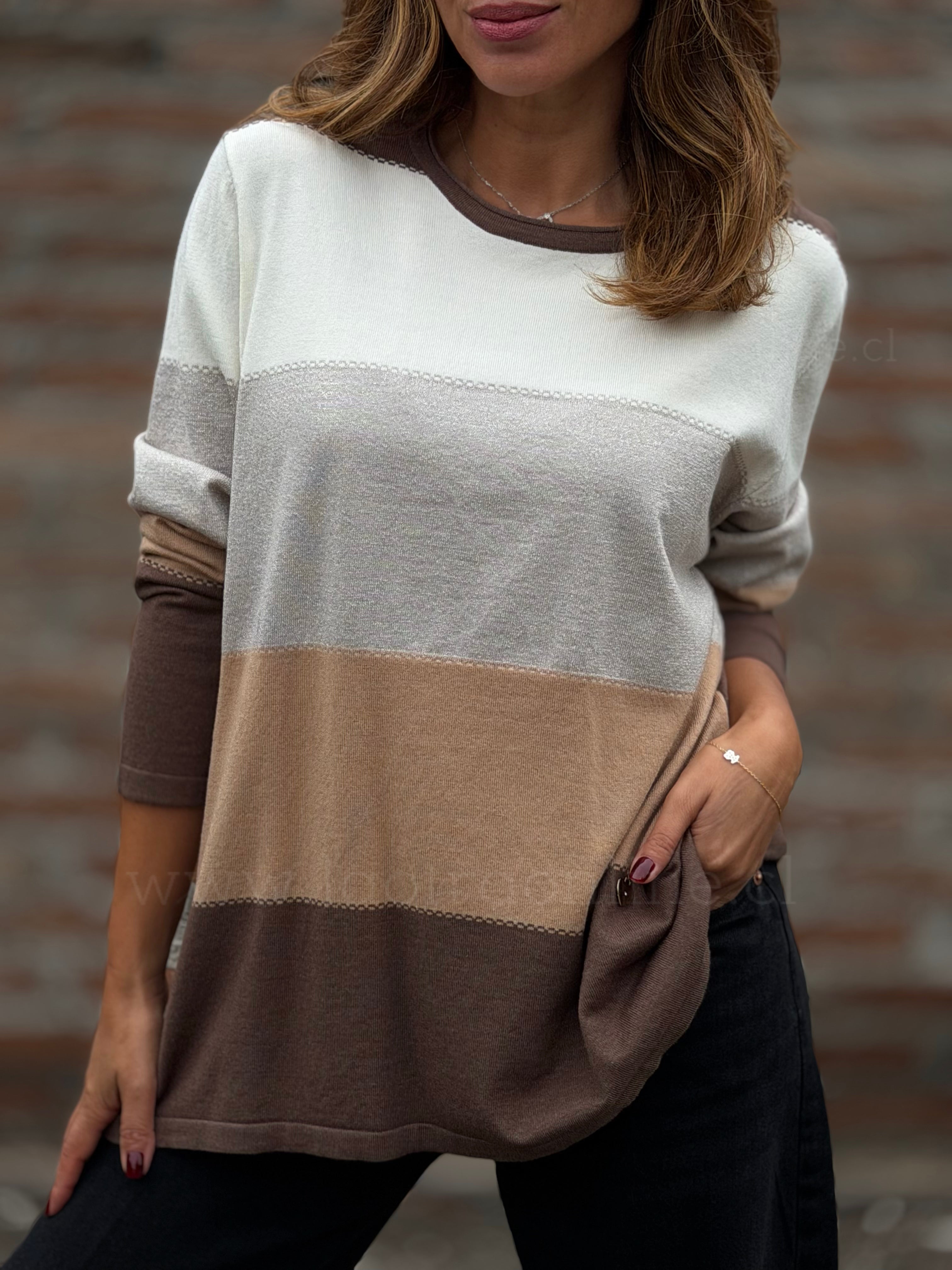 Sweater Amalfi marrón