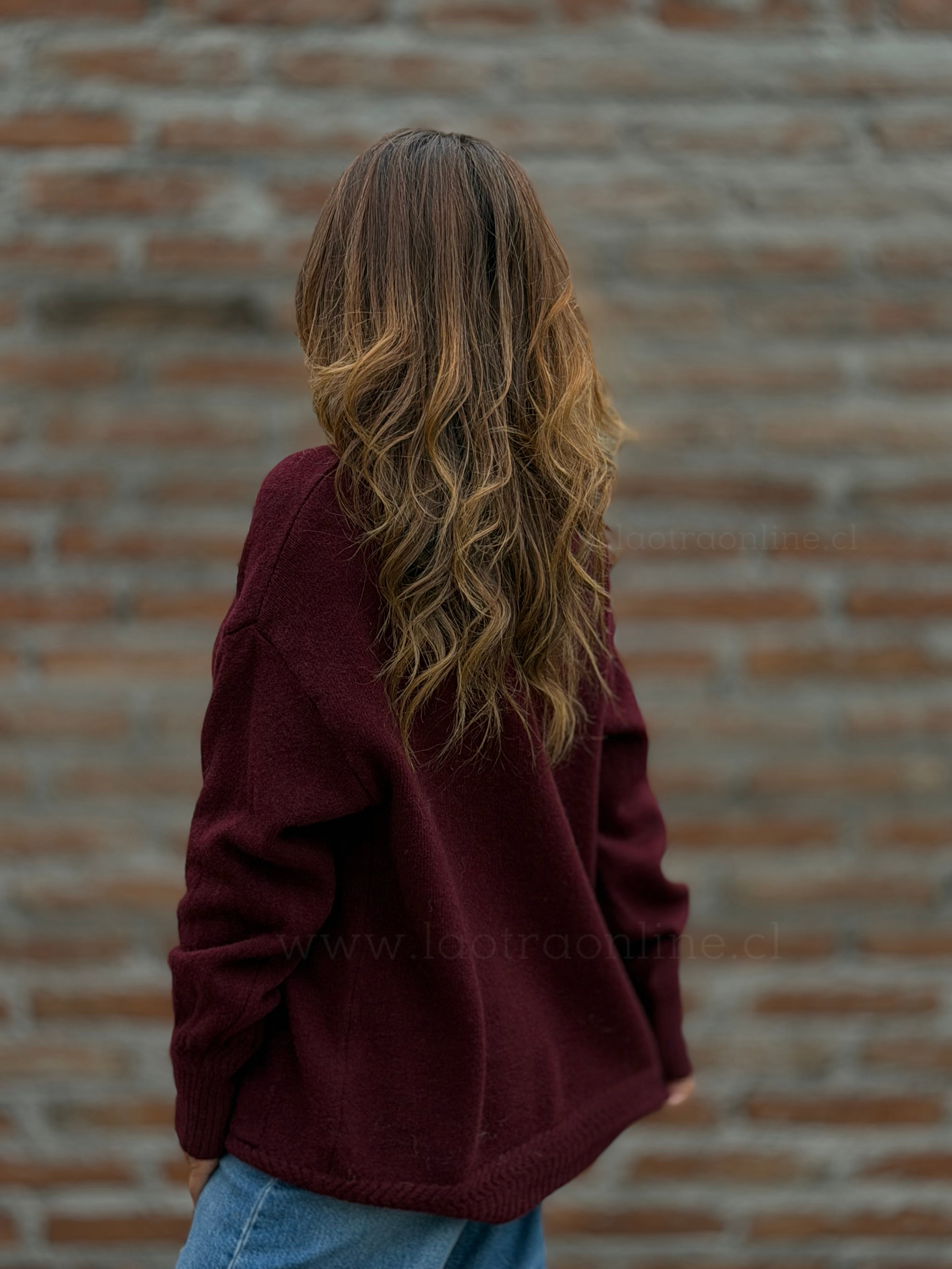 Chaleco Bilbao cherry