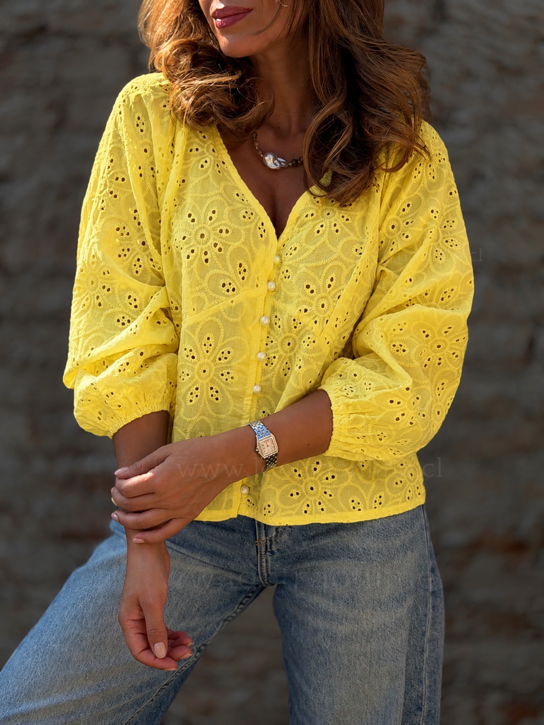 Blusa Beach amarillo
