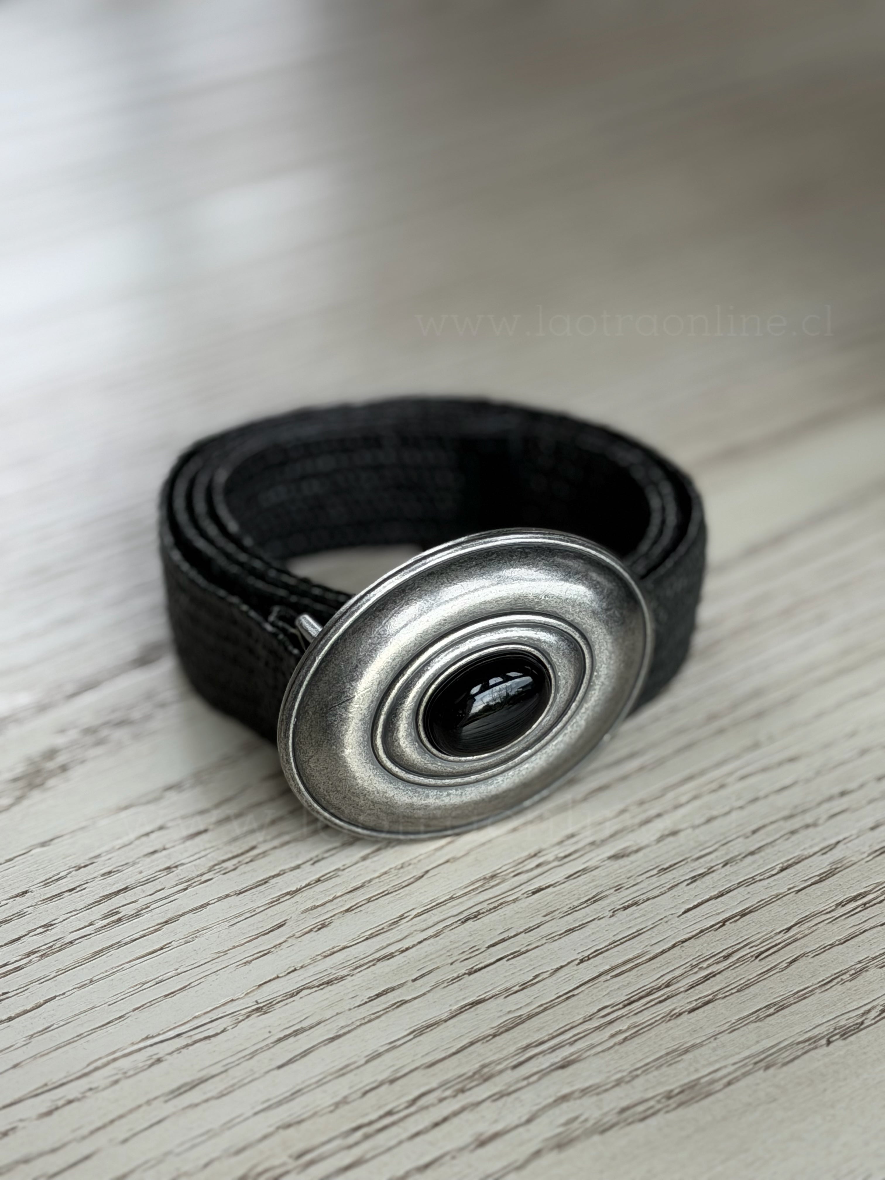 Cinturón Toscana negro