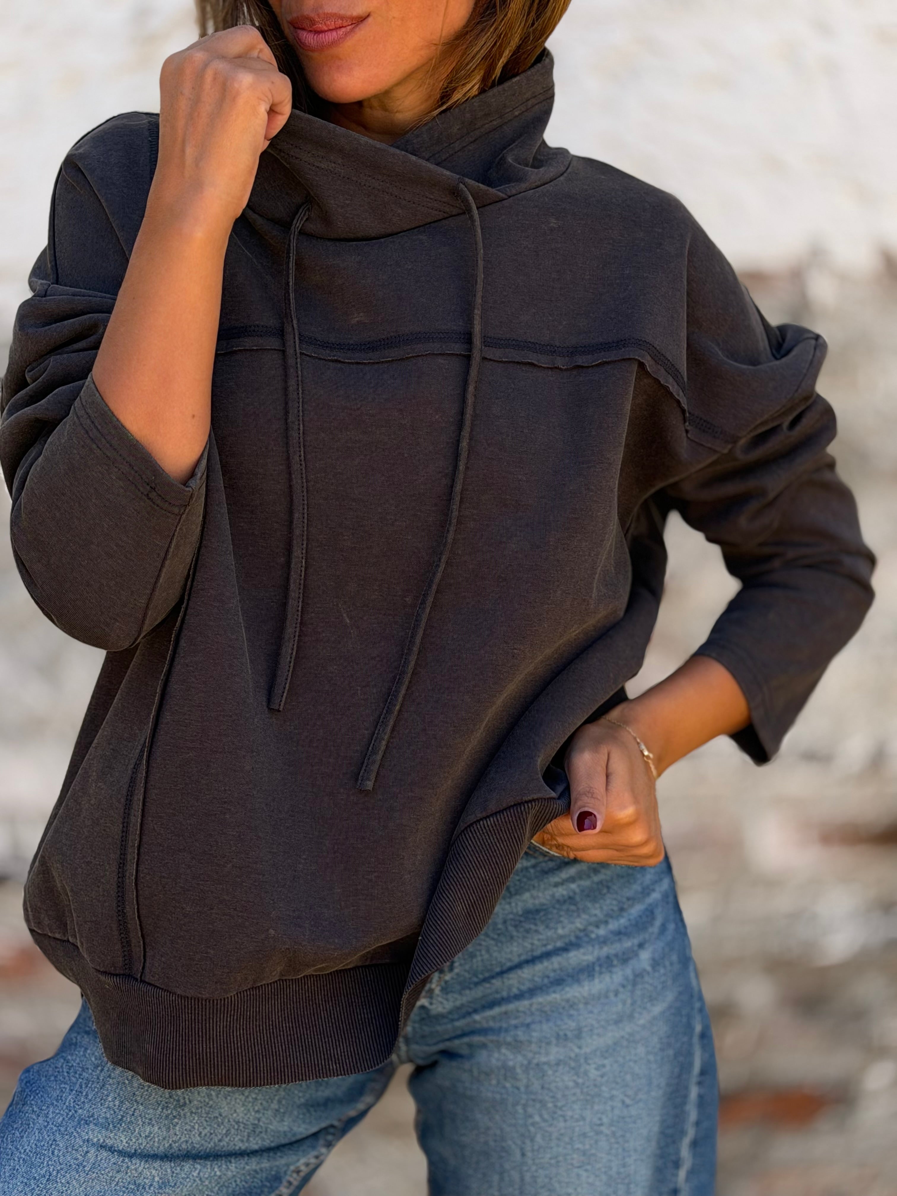 Poleron Bilbao negro/marengo