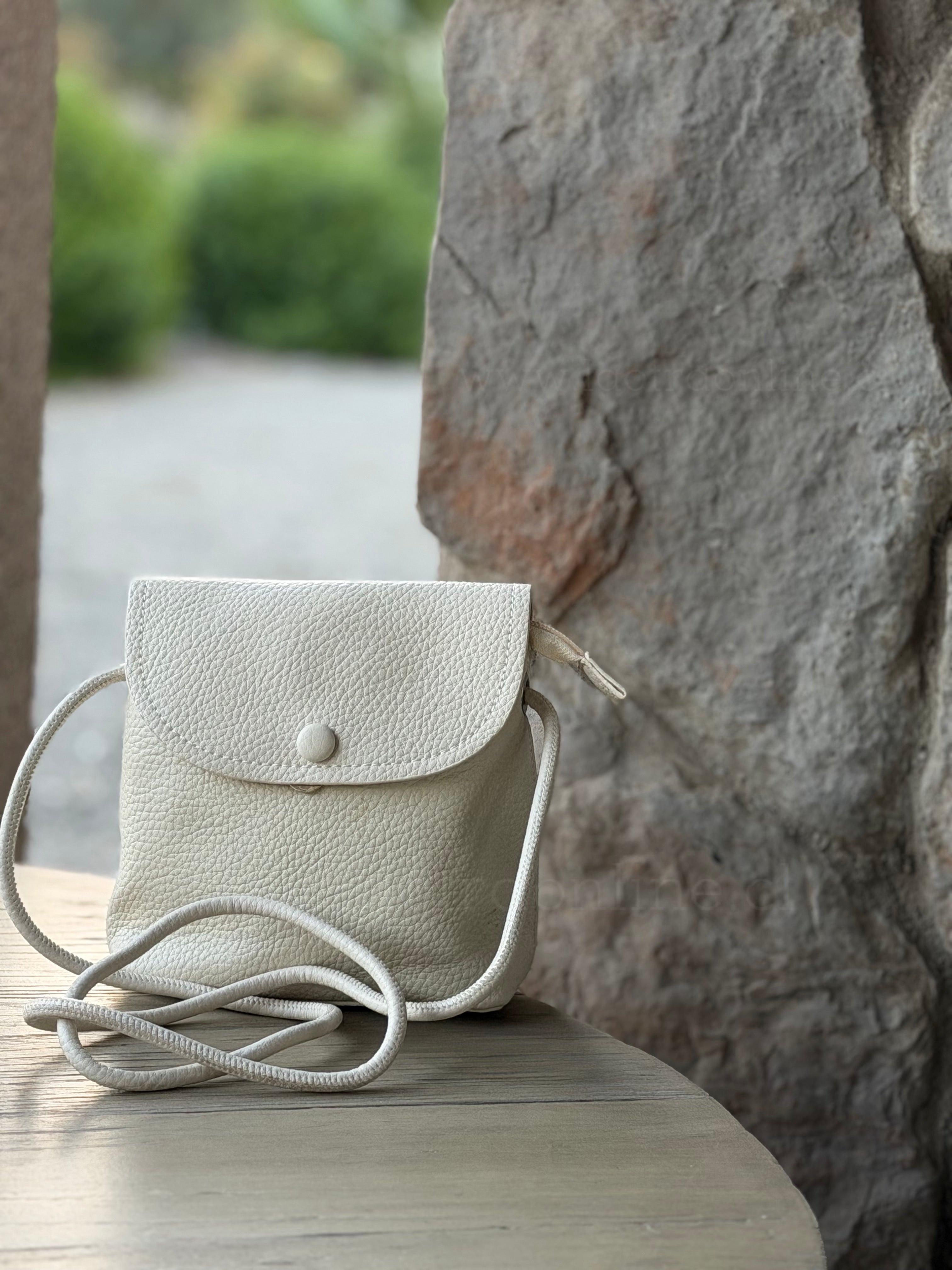 Bolso bandolera Hueso