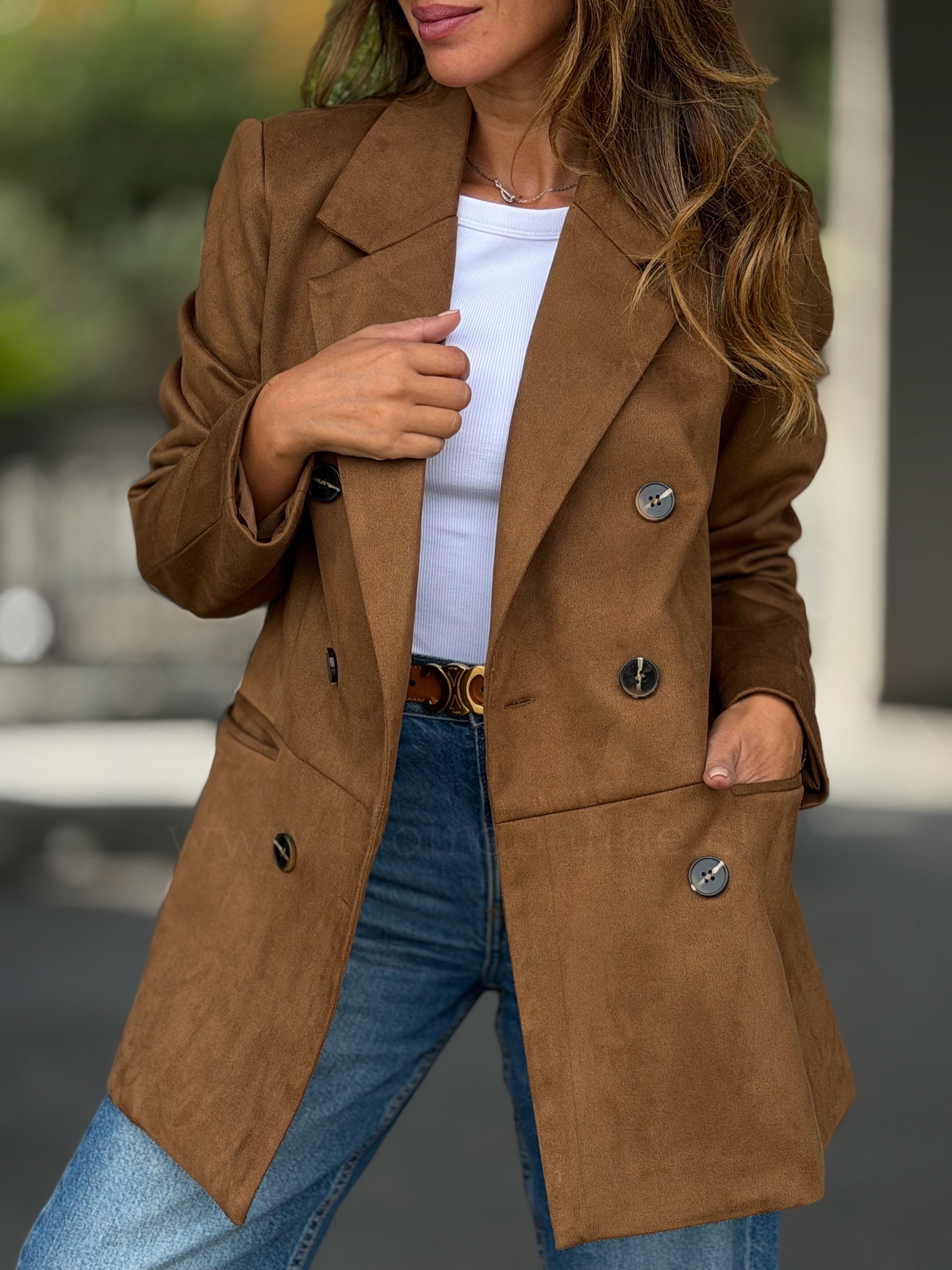 Blazer gamuza soñado Otoño