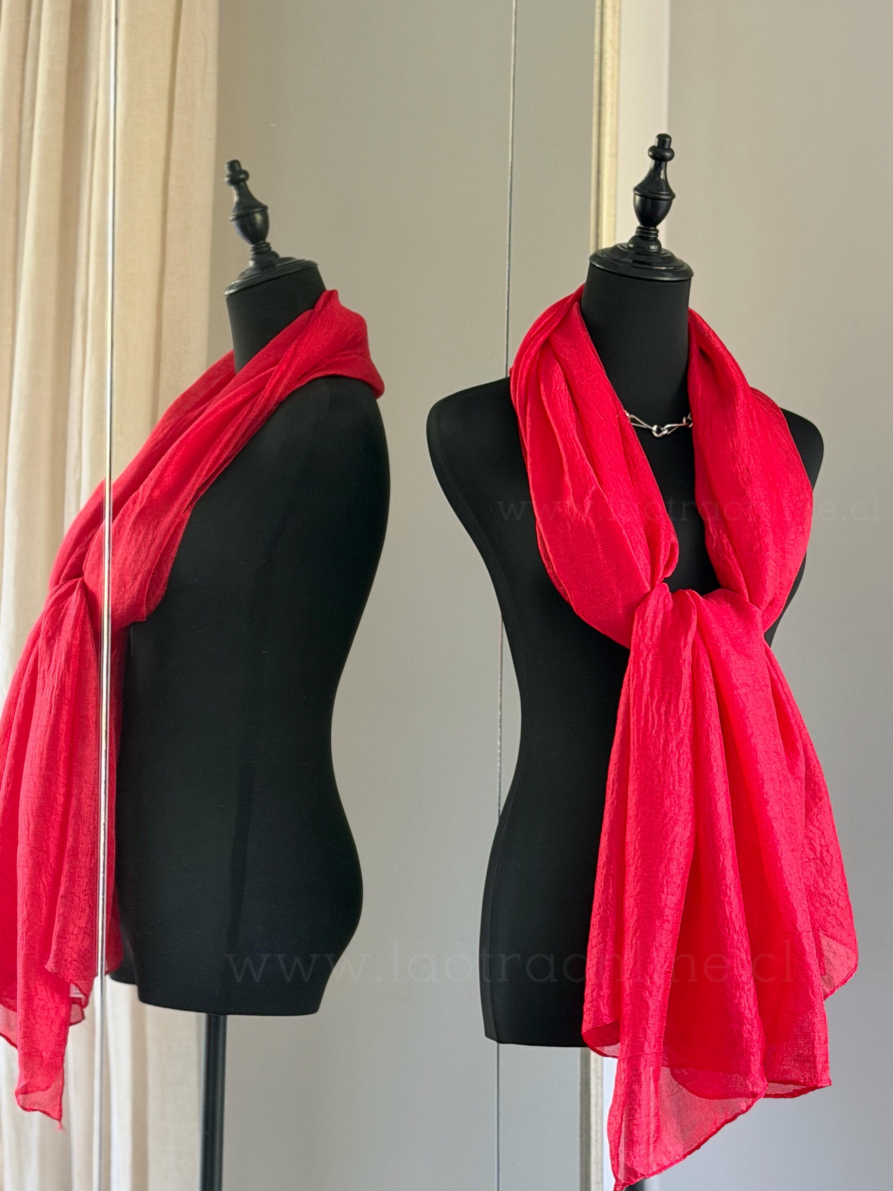 Pañuelo Princesa rojo