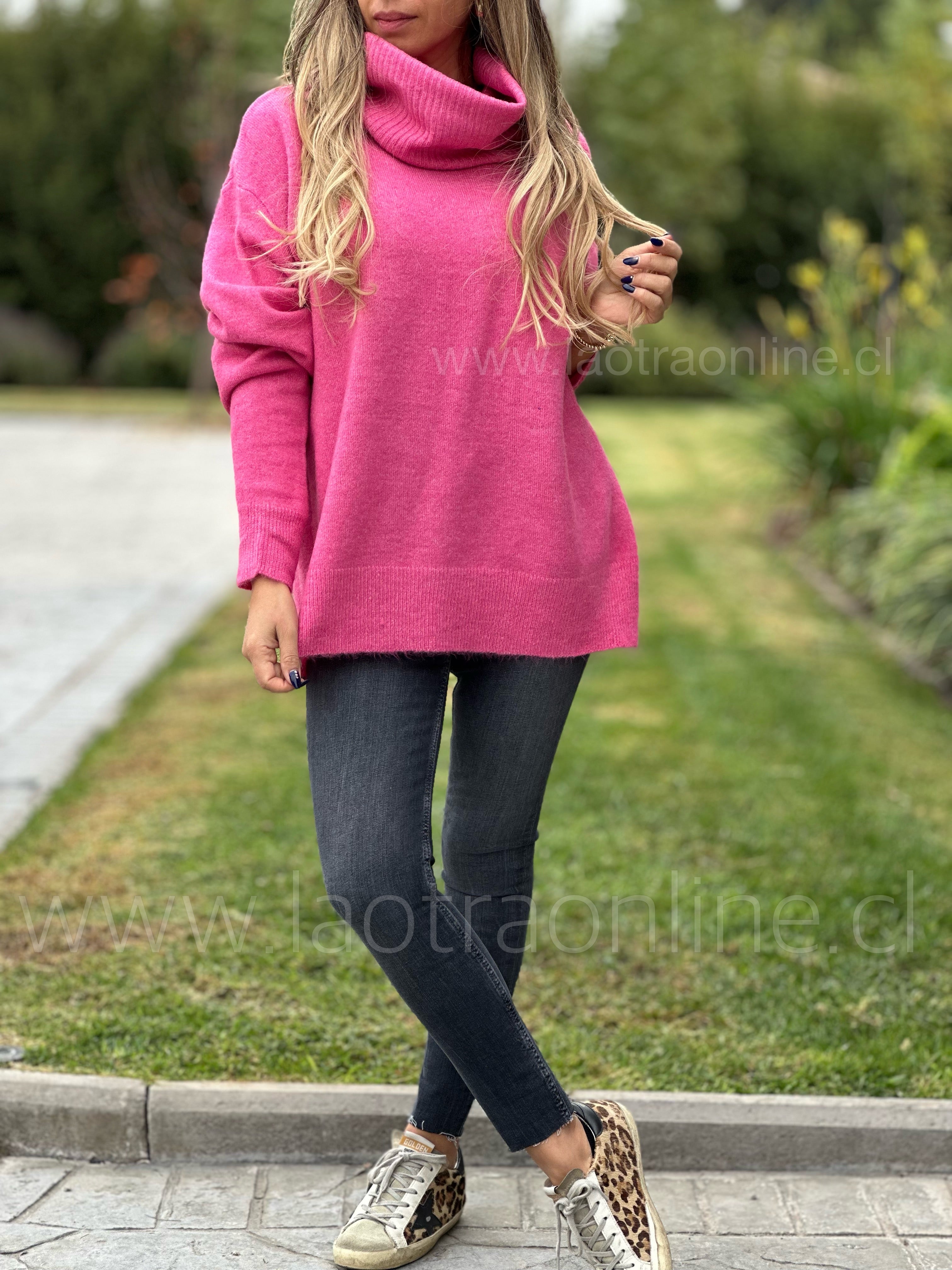 Sweater Camerún fucsia