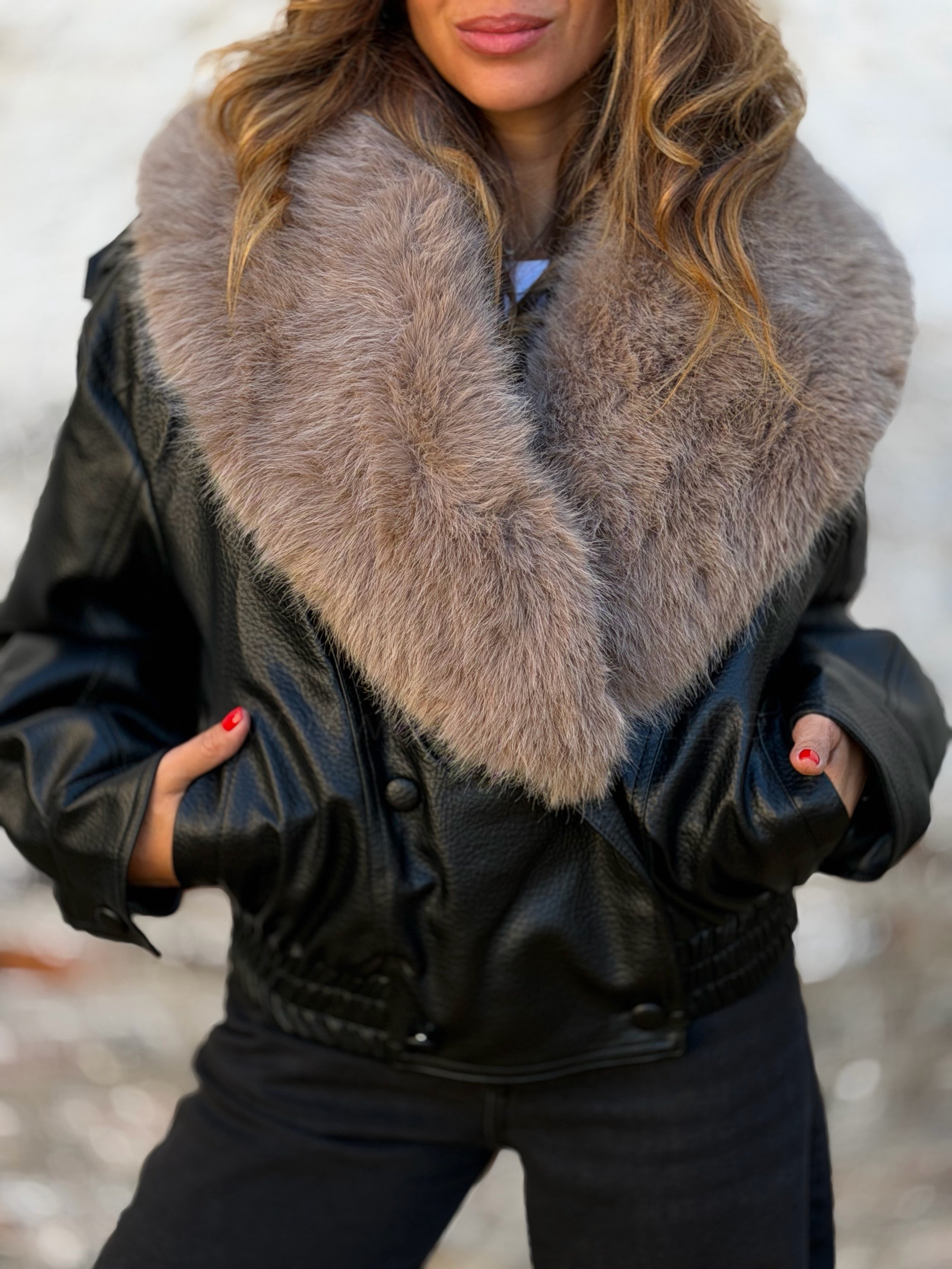 Chaqueta Glam negro