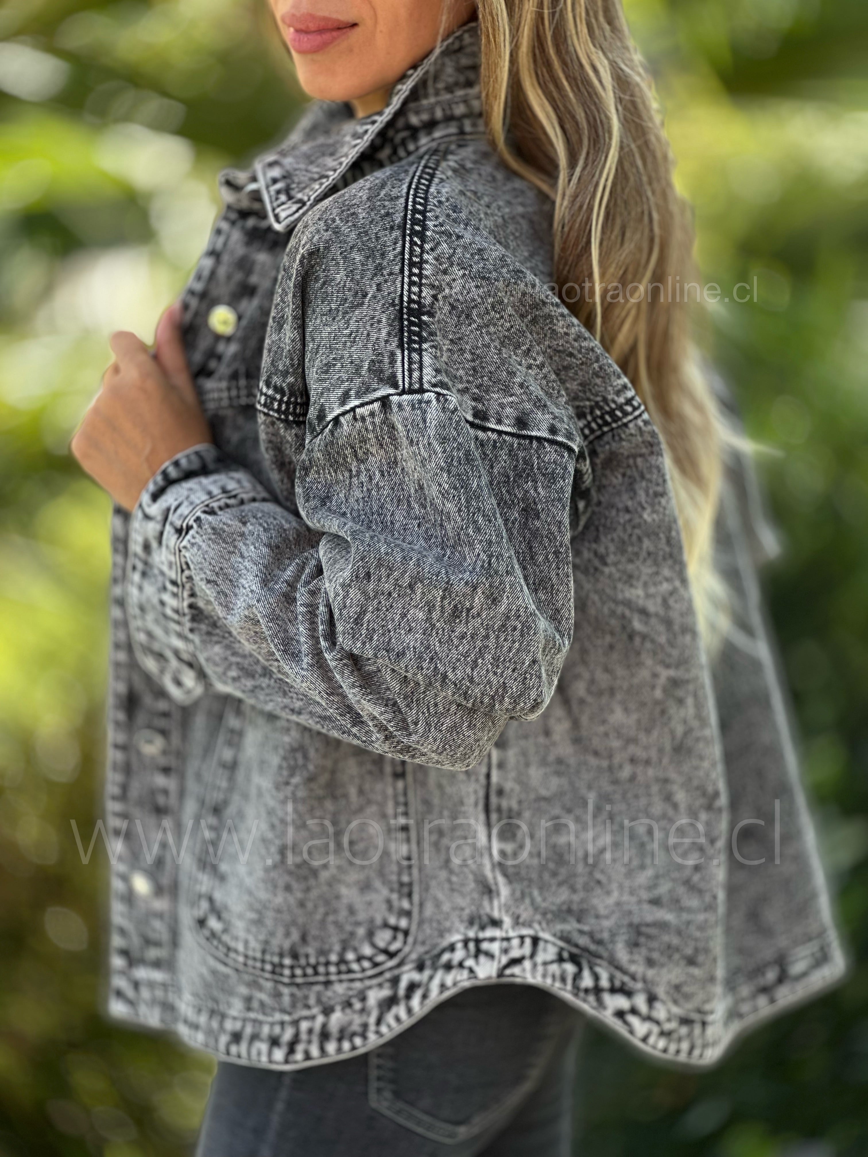 Chaqueta Denim negro