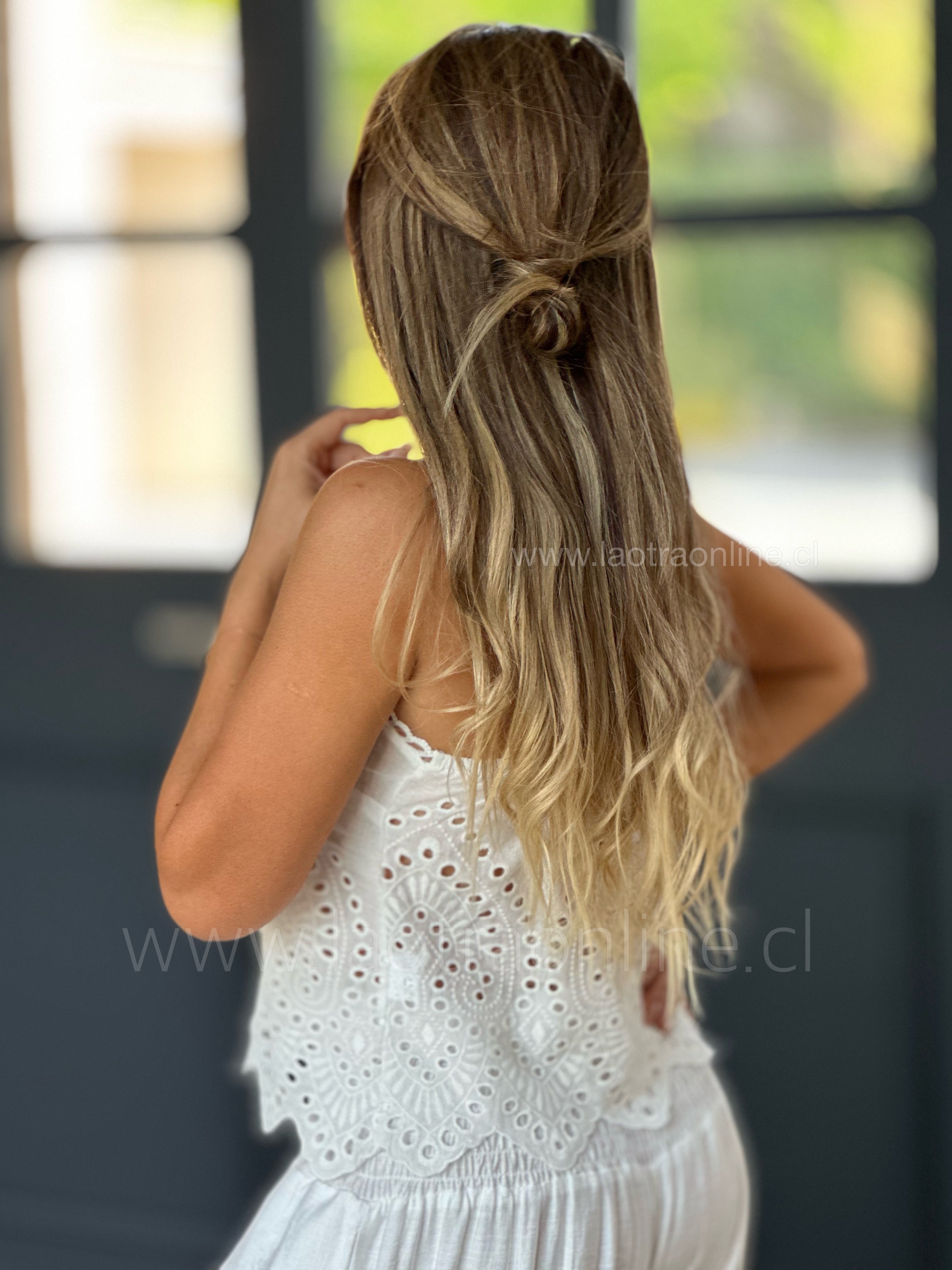 Polera Broderie blanco NO ACTIVAR