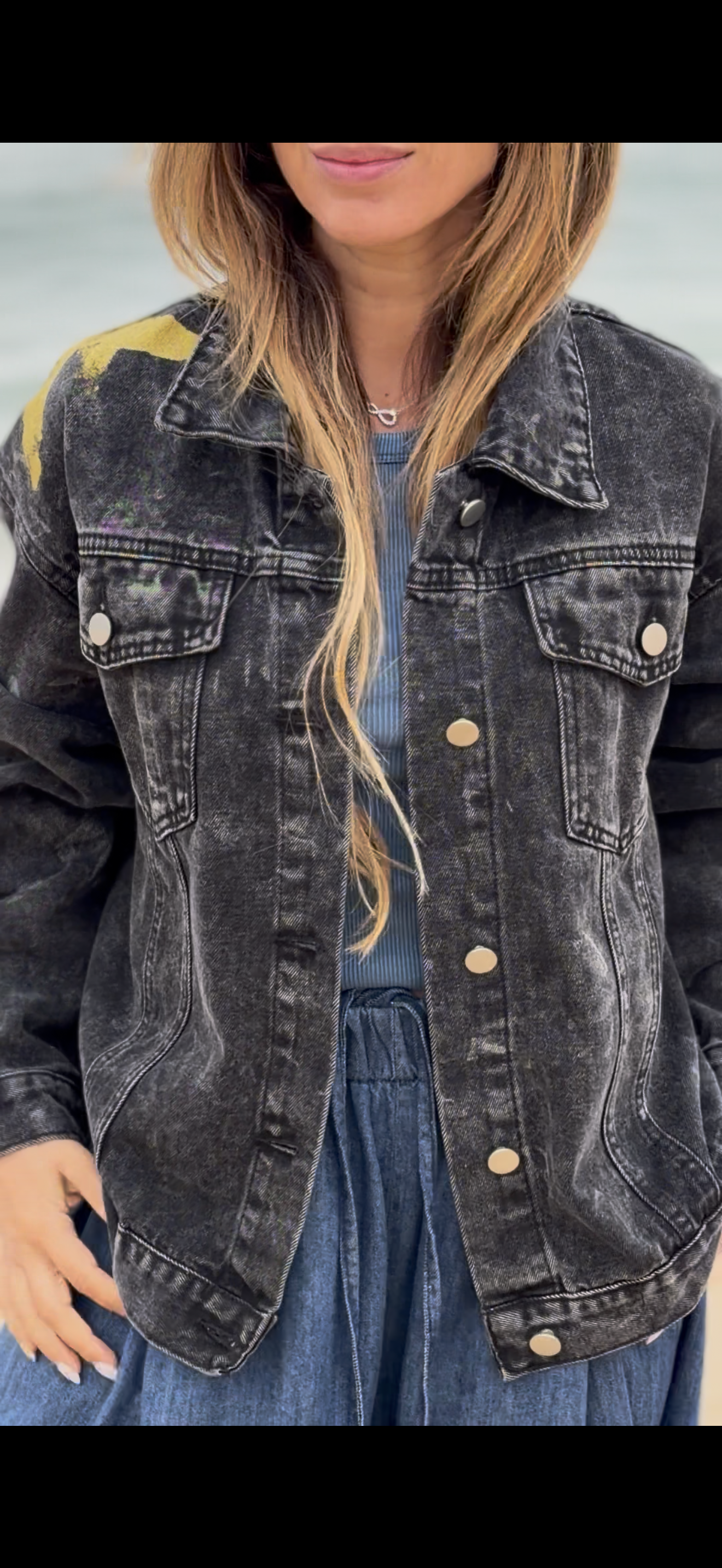 Chaqueta Jeans Amor eterno