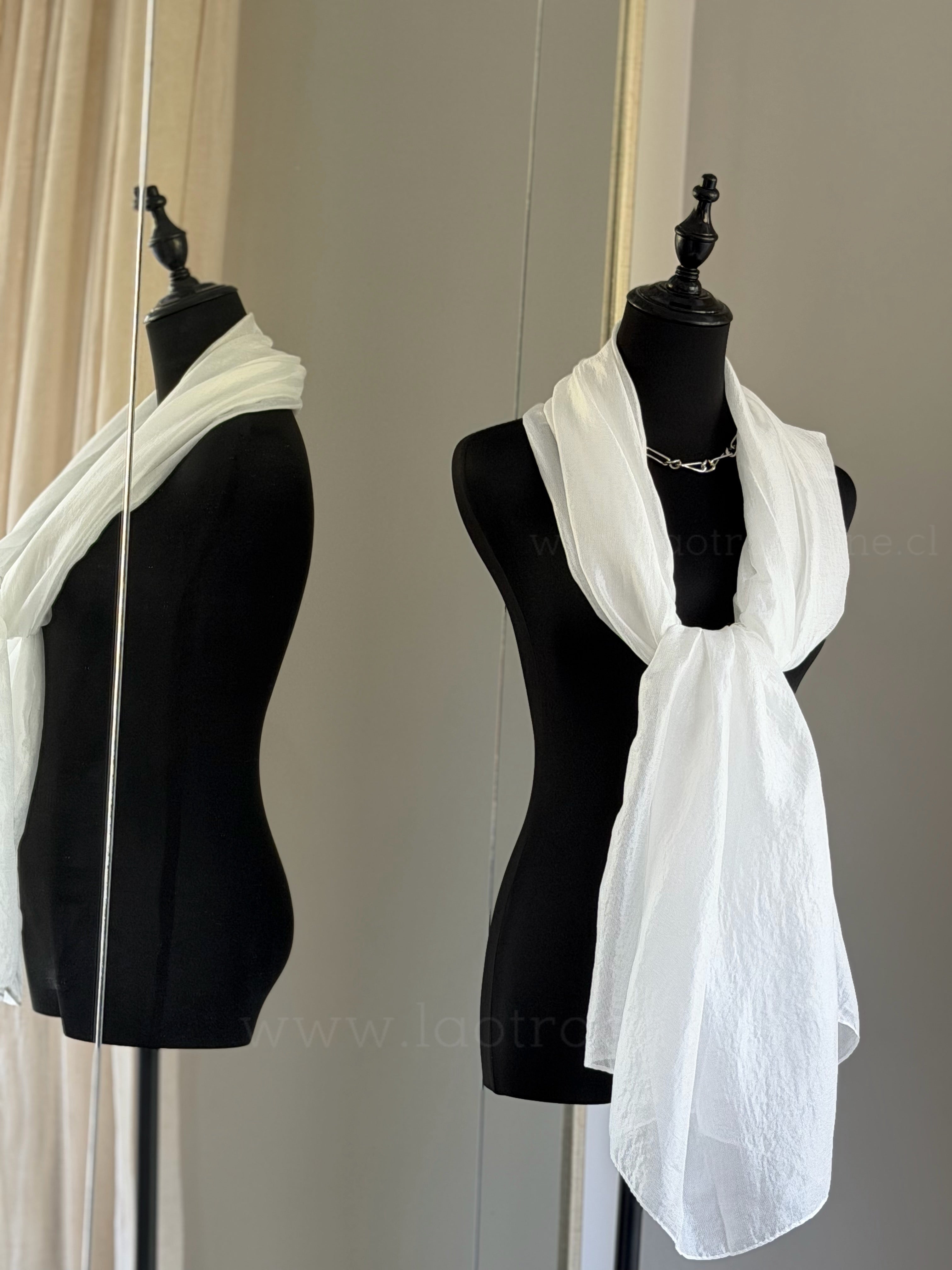 Pañuelo Princesa blanco