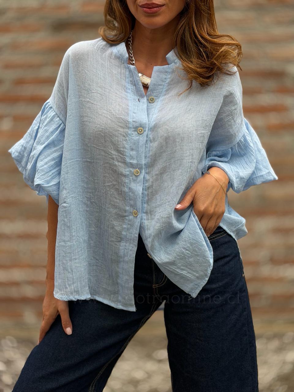Blusa Encanto celeste