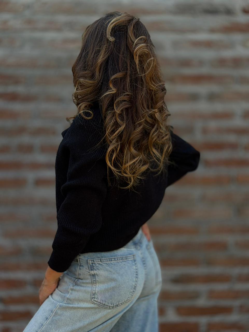 Sweater París Madeleine negro