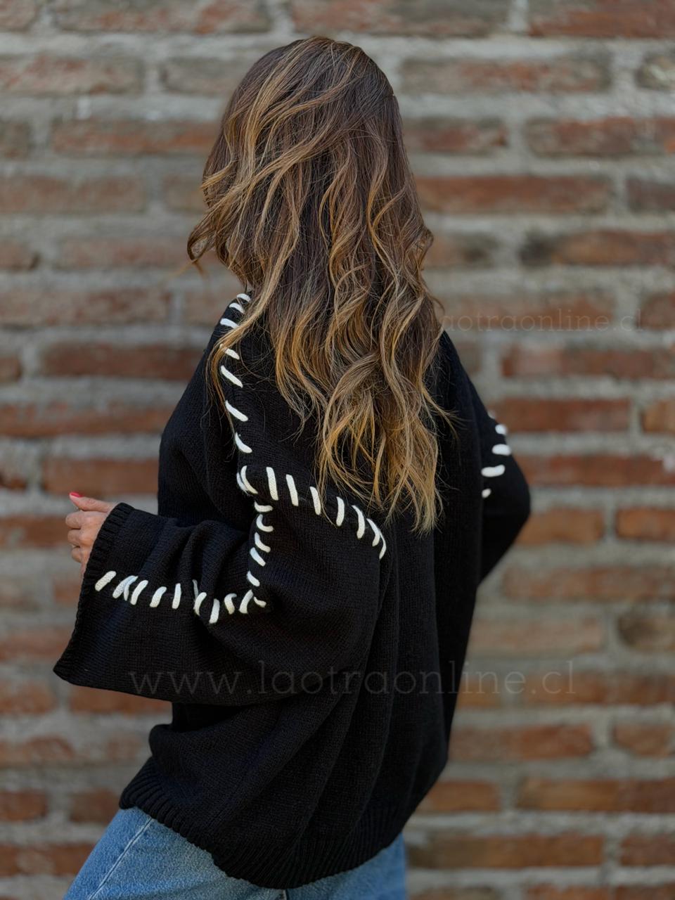 Oversize Dunquerque negro