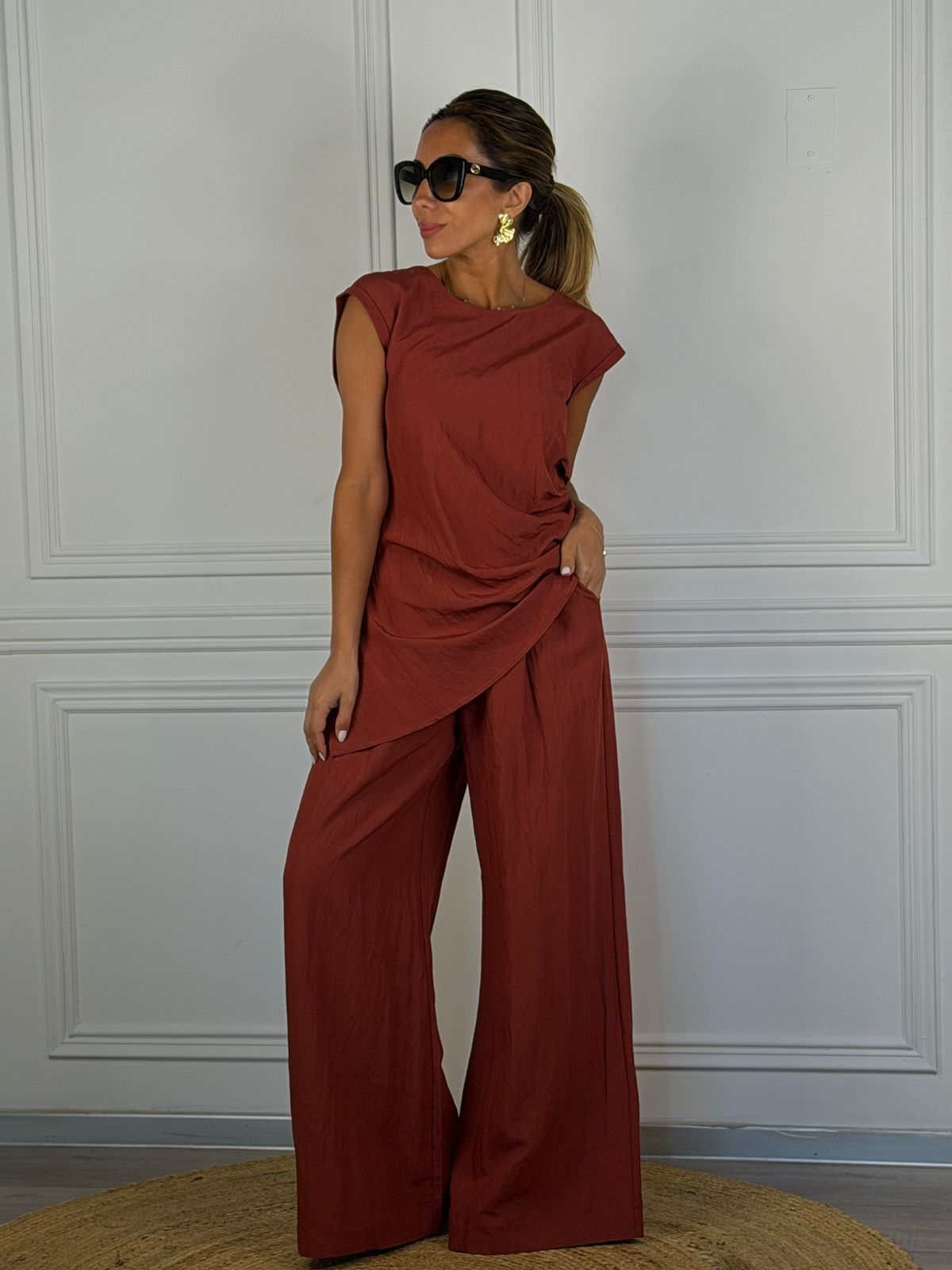 Polera París tierra