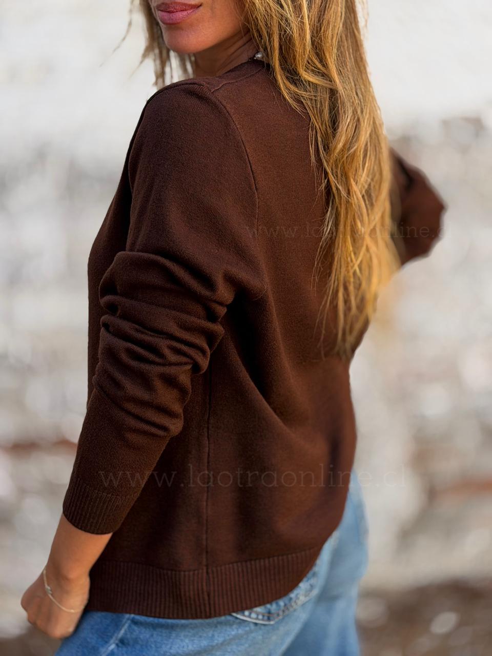 Chaleco Marine choco