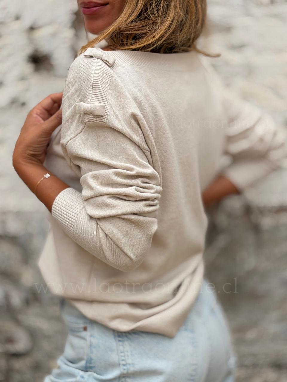 Sweater Colorado crema