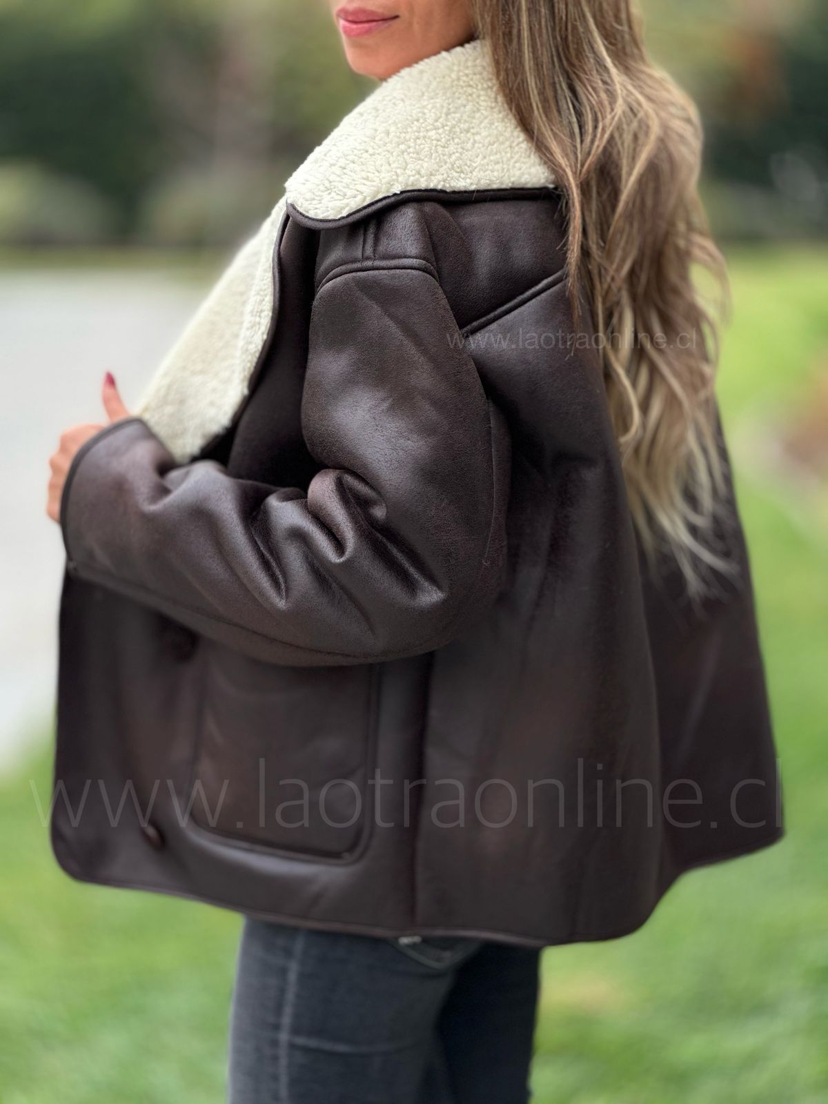 Chaqueta Polonia choco