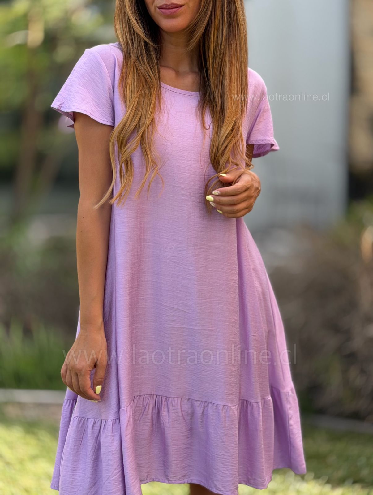 Vestido Sevilla lavanda