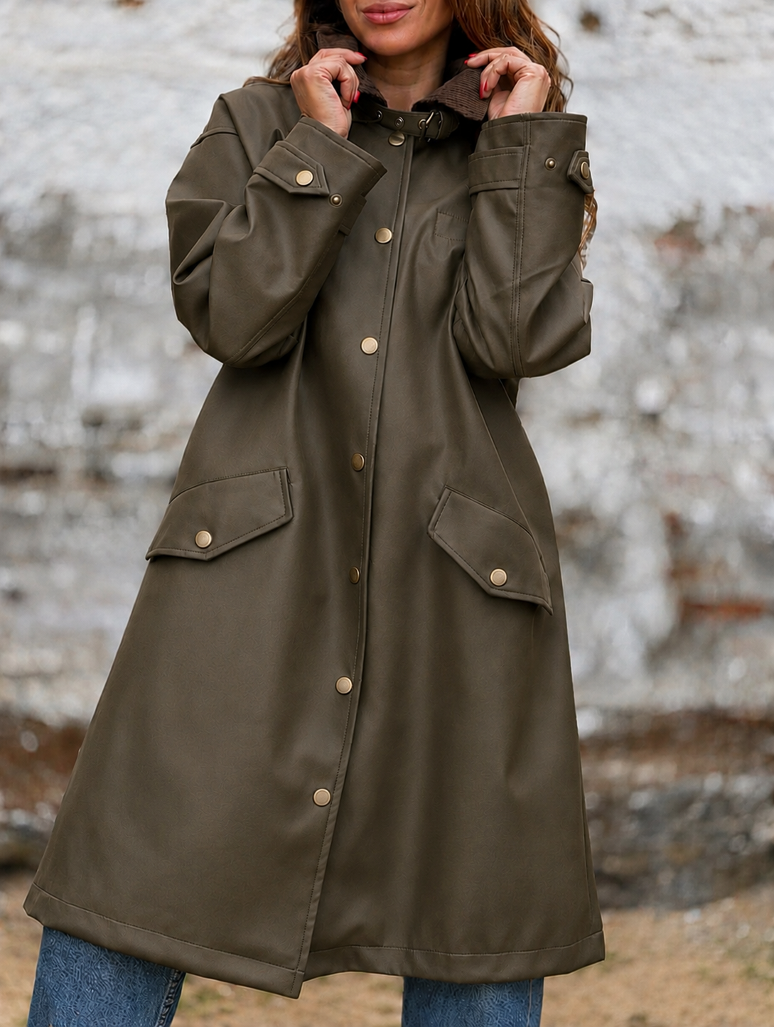 Impermeable Alaska verde