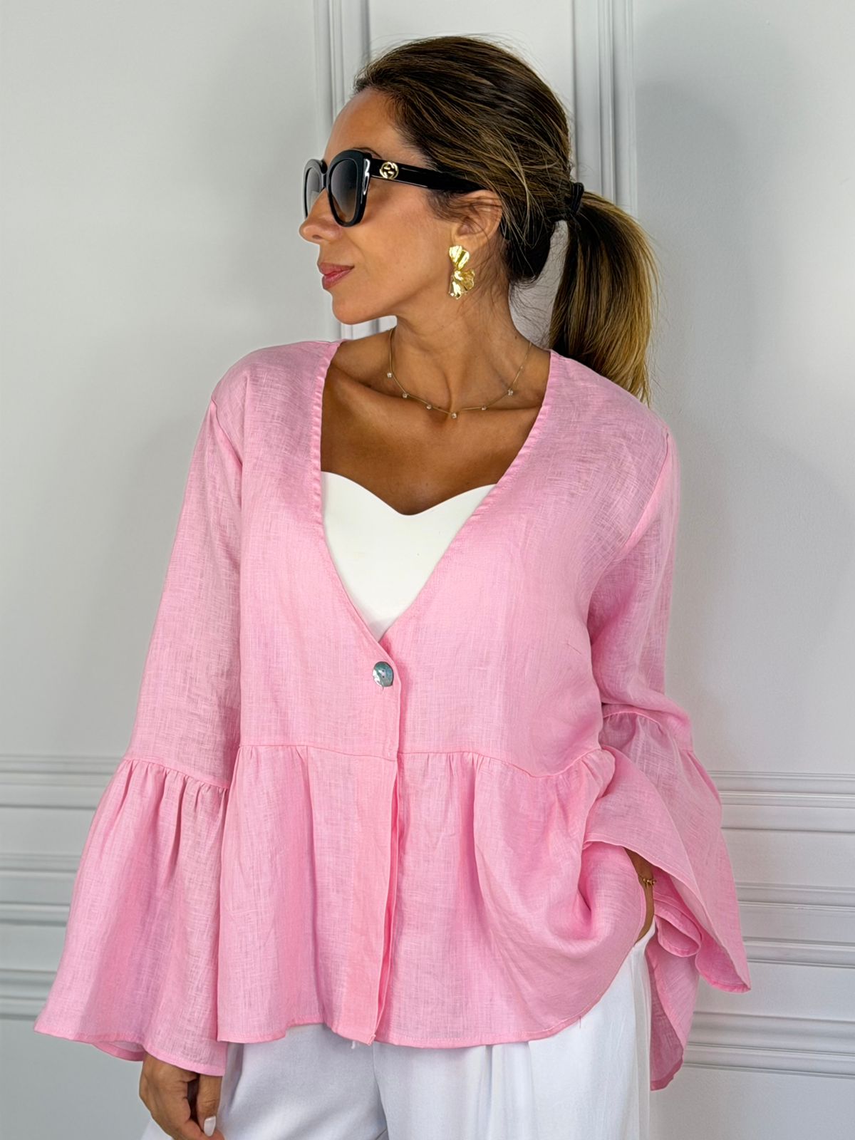 Blusón Cruzeiro rosa