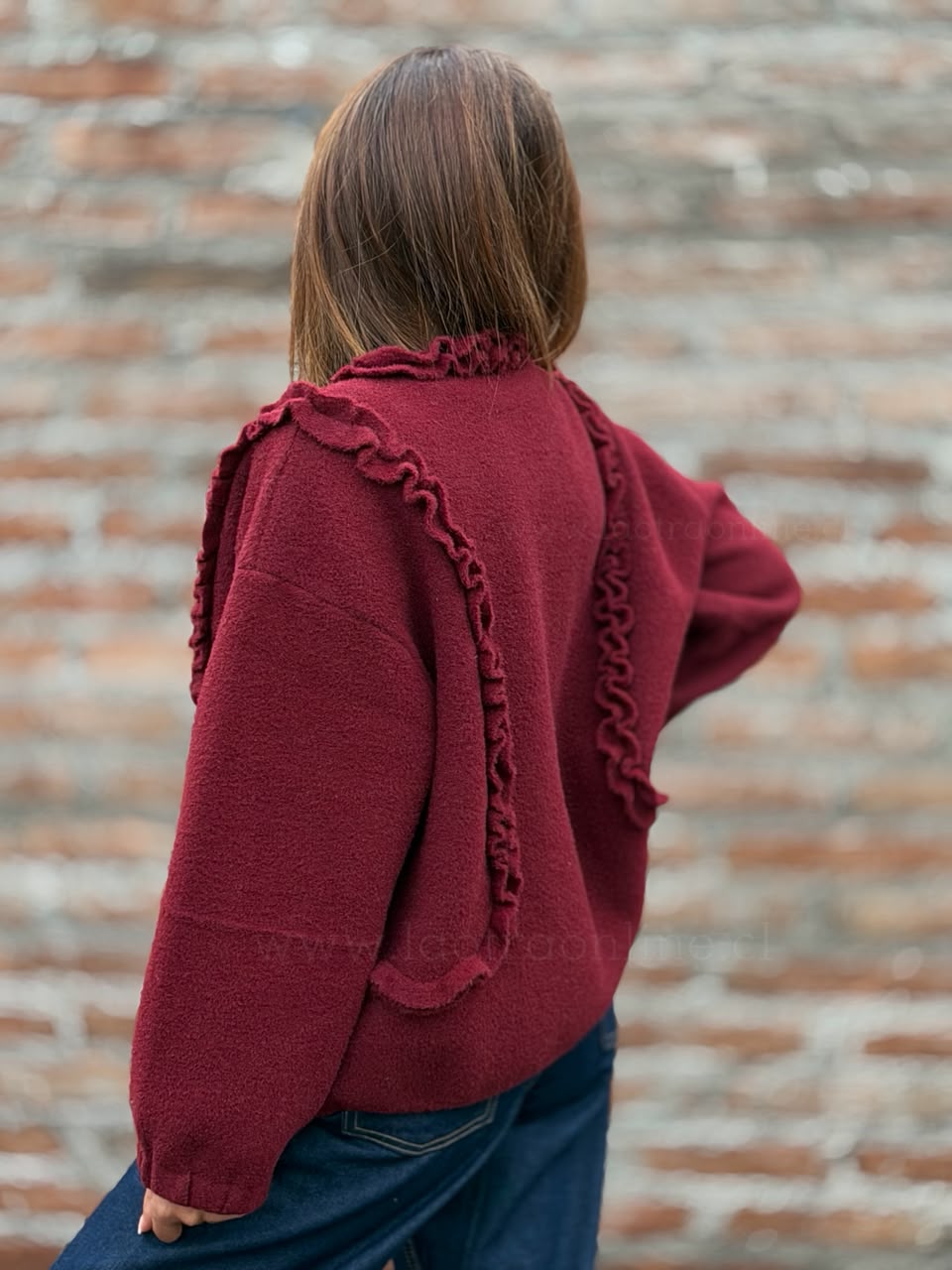 Abrigo Delicado cherry