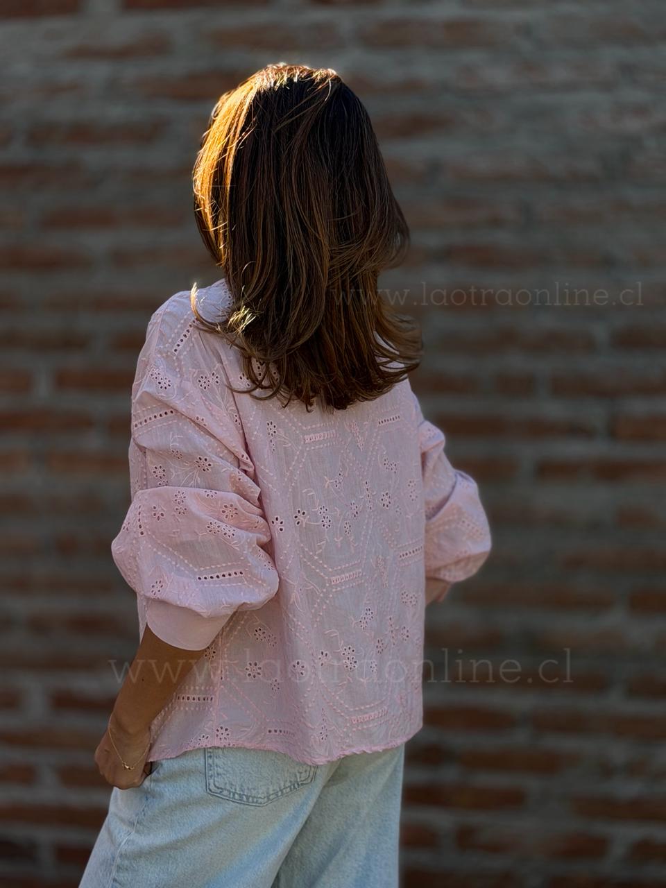 Blusa Bretaña rosa