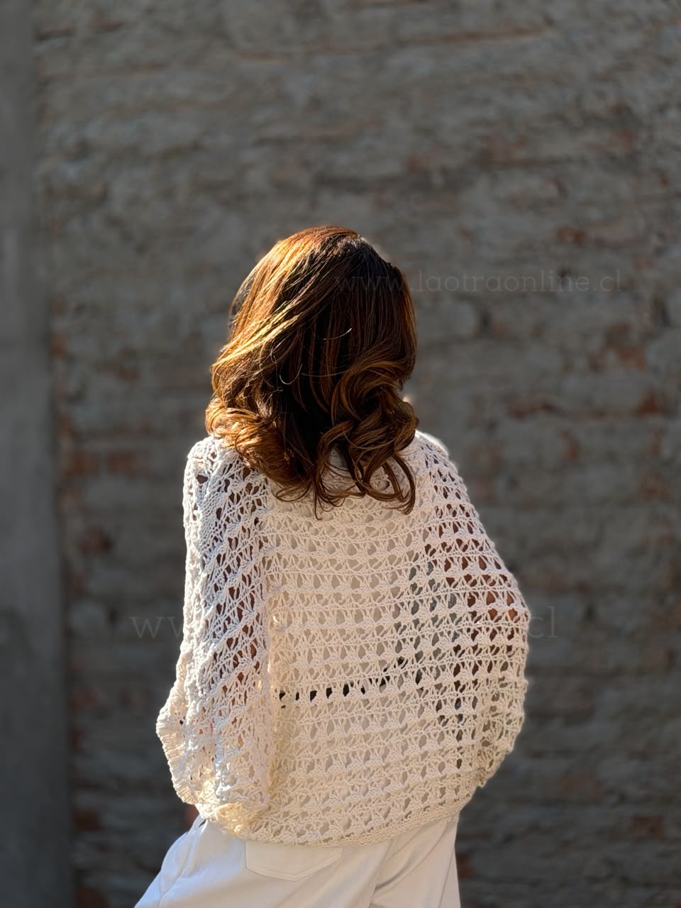 Sweater calado blanco
