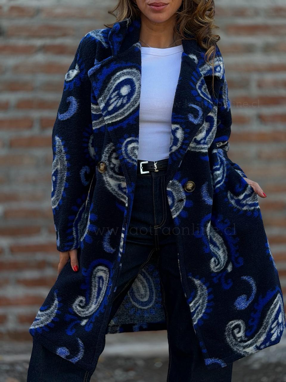 Abrigo Rochelle azul