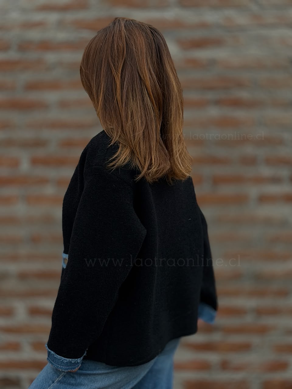 Chalequito Bella mentirosa negro