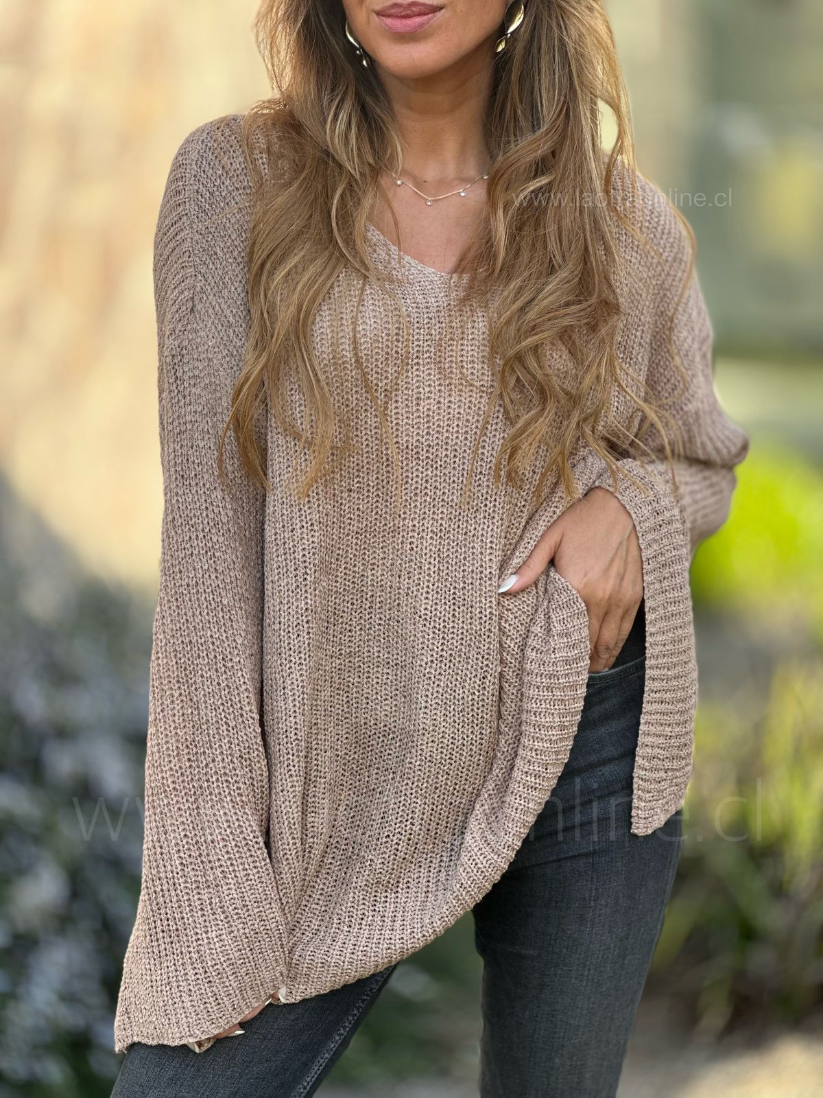 Sweater Bohemio camel