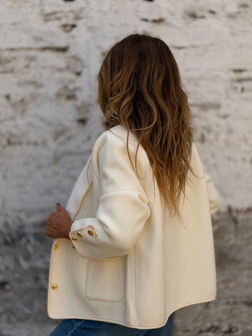 Abrigo Princesa crema