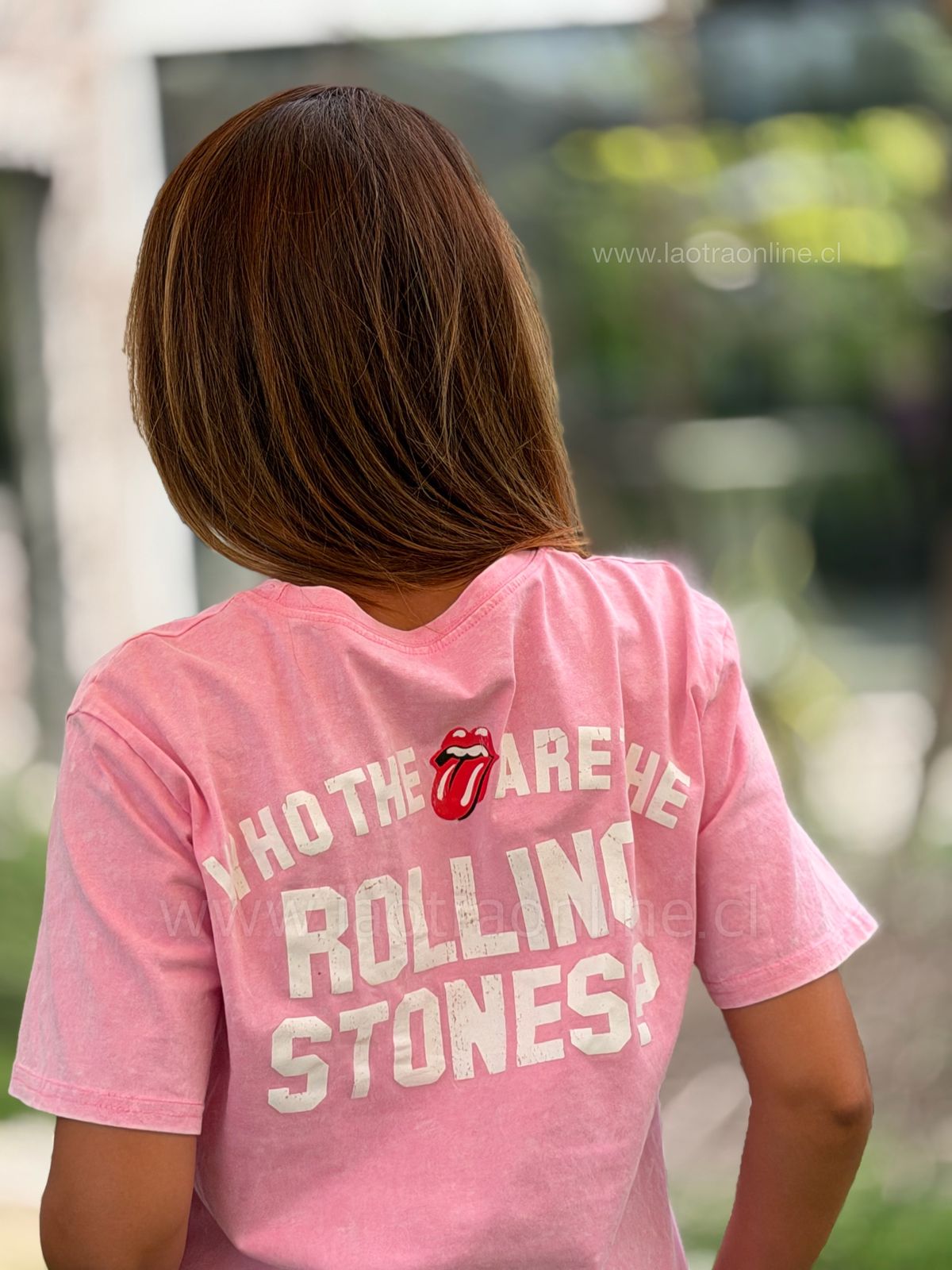 Polera Rolling rosa