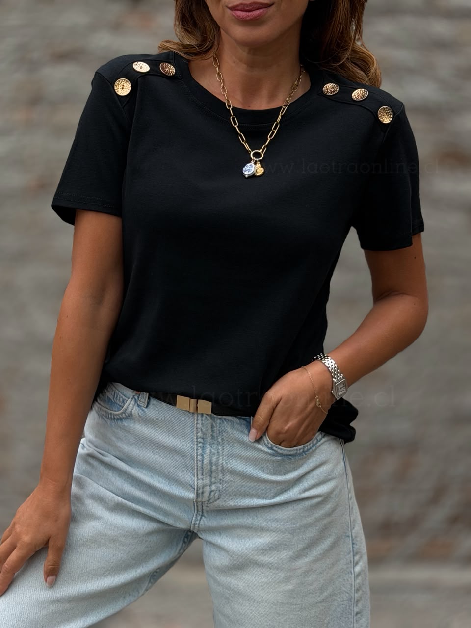 Polera Queen negro