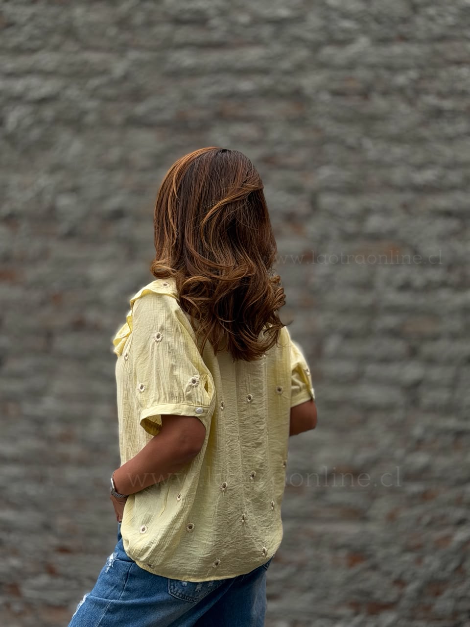 Blusa Girasol bordado amarillo