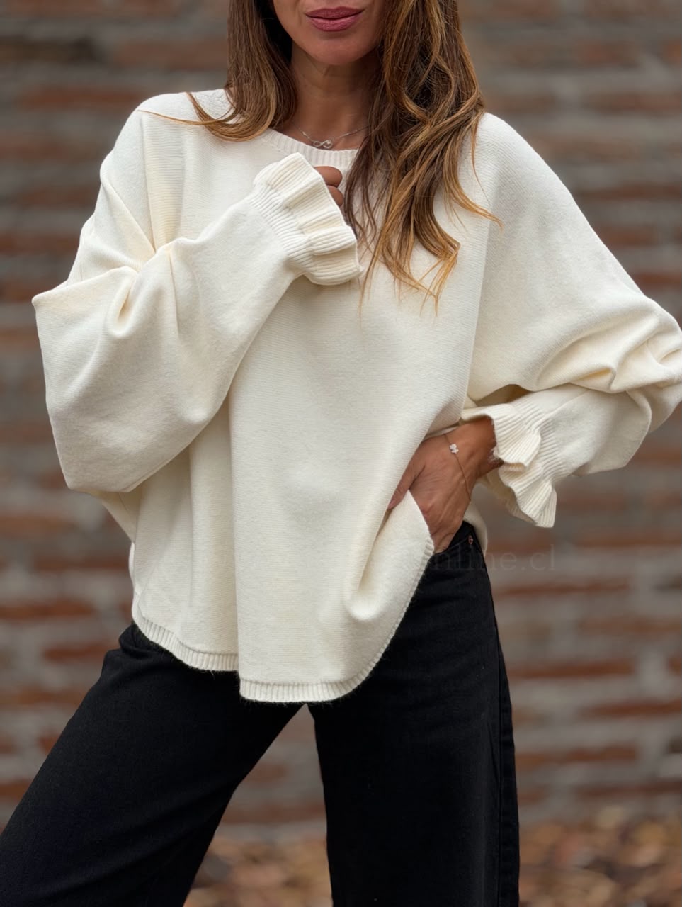 Sweater Zaragoza crema