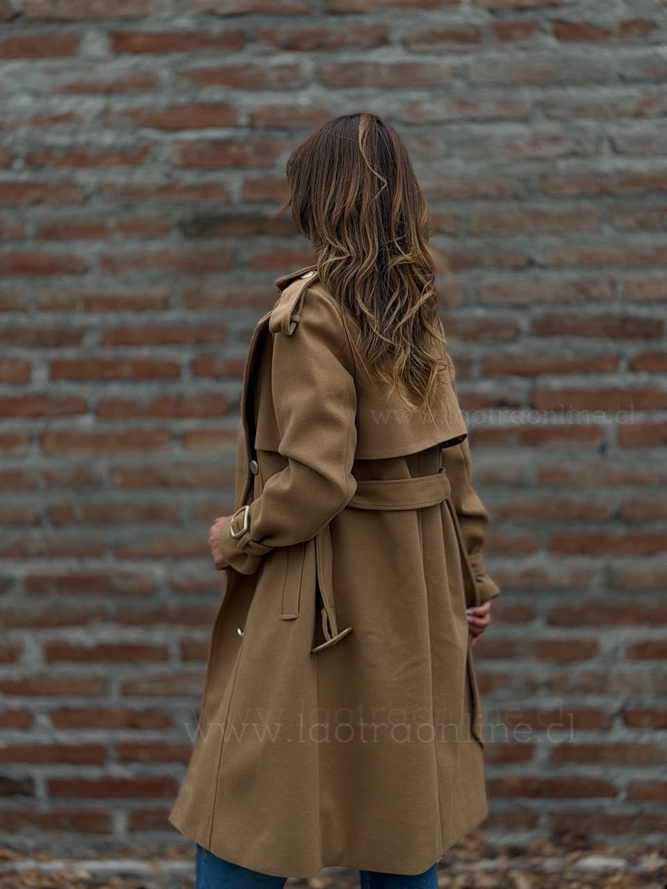Abrigo New Reina camel