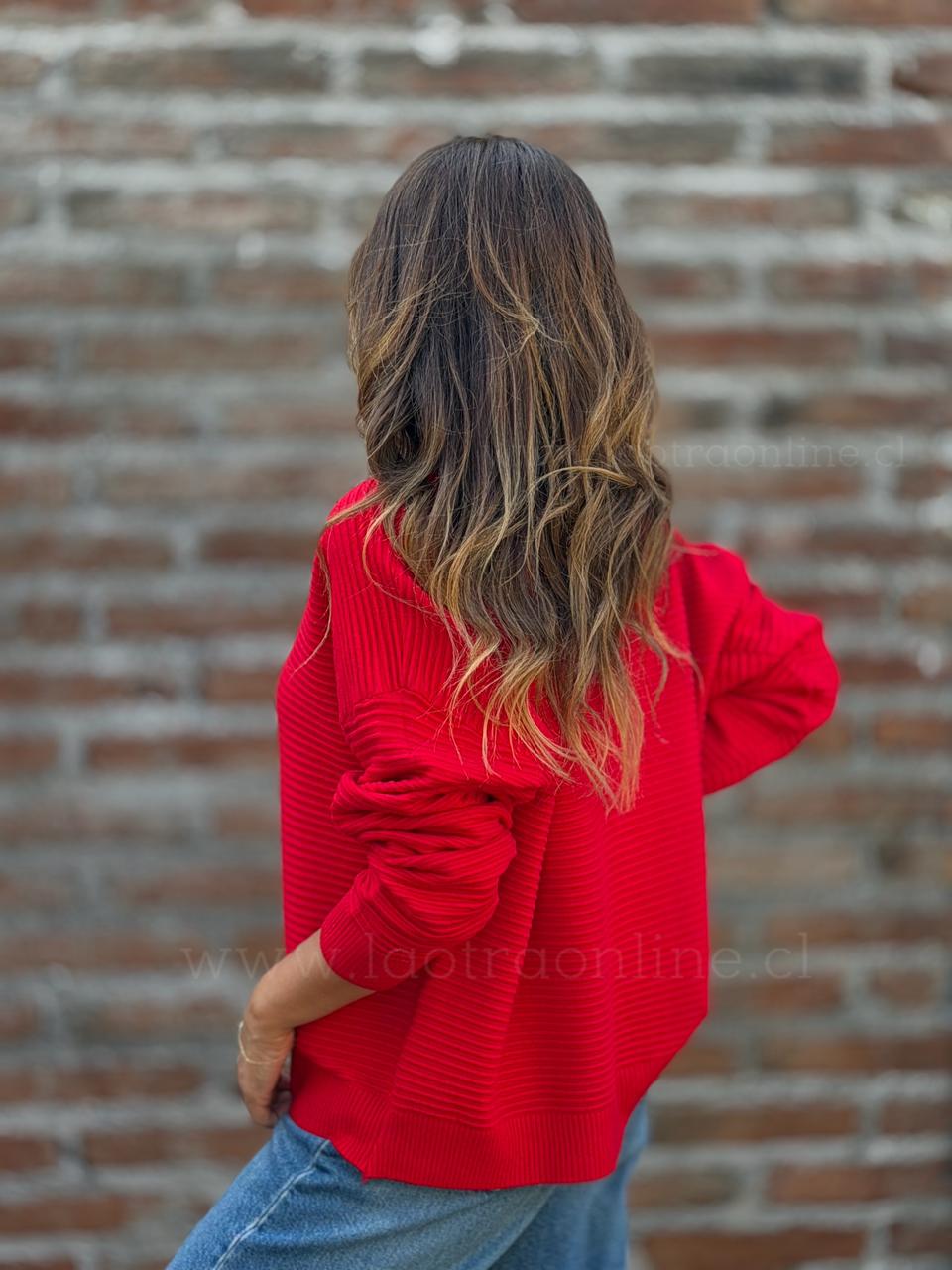 Sweater Siena rojo