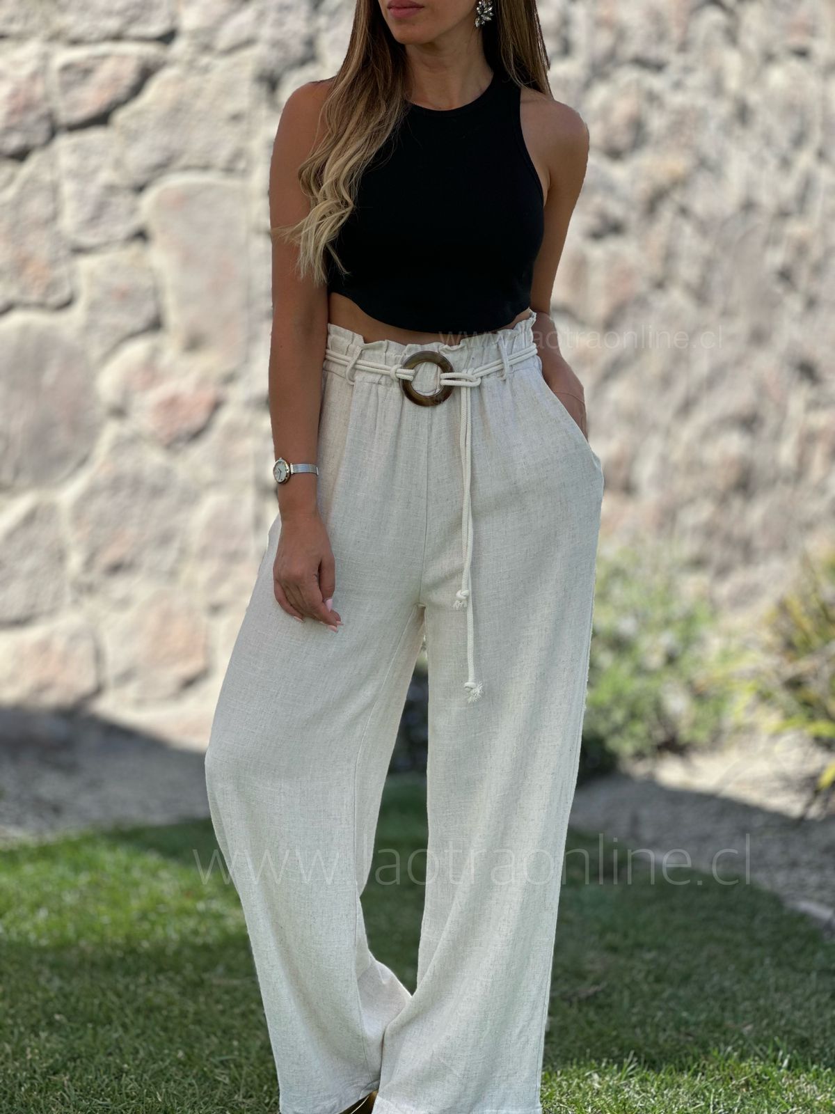 Pantalón Brasilia crema