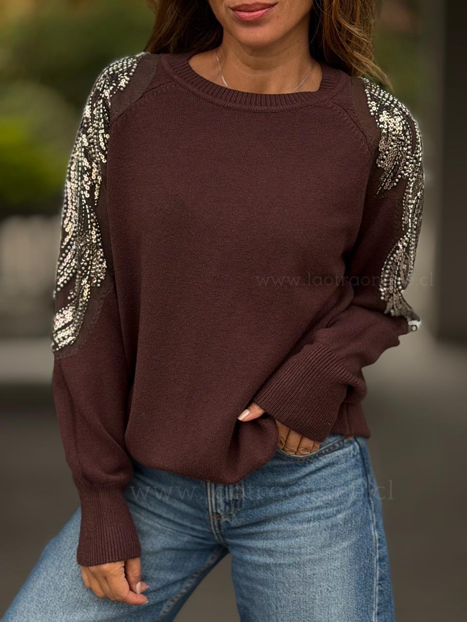 Sweater Belleza choco