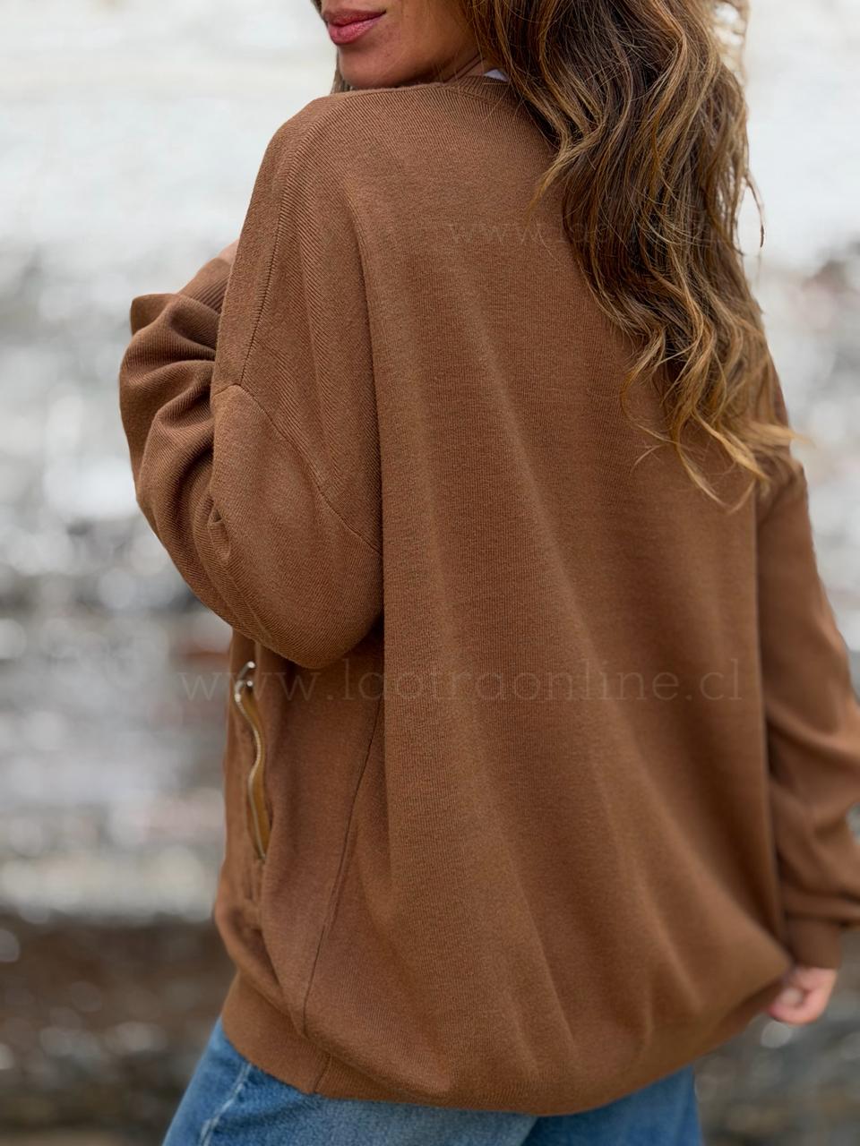 Sweater Bolsillo toffe