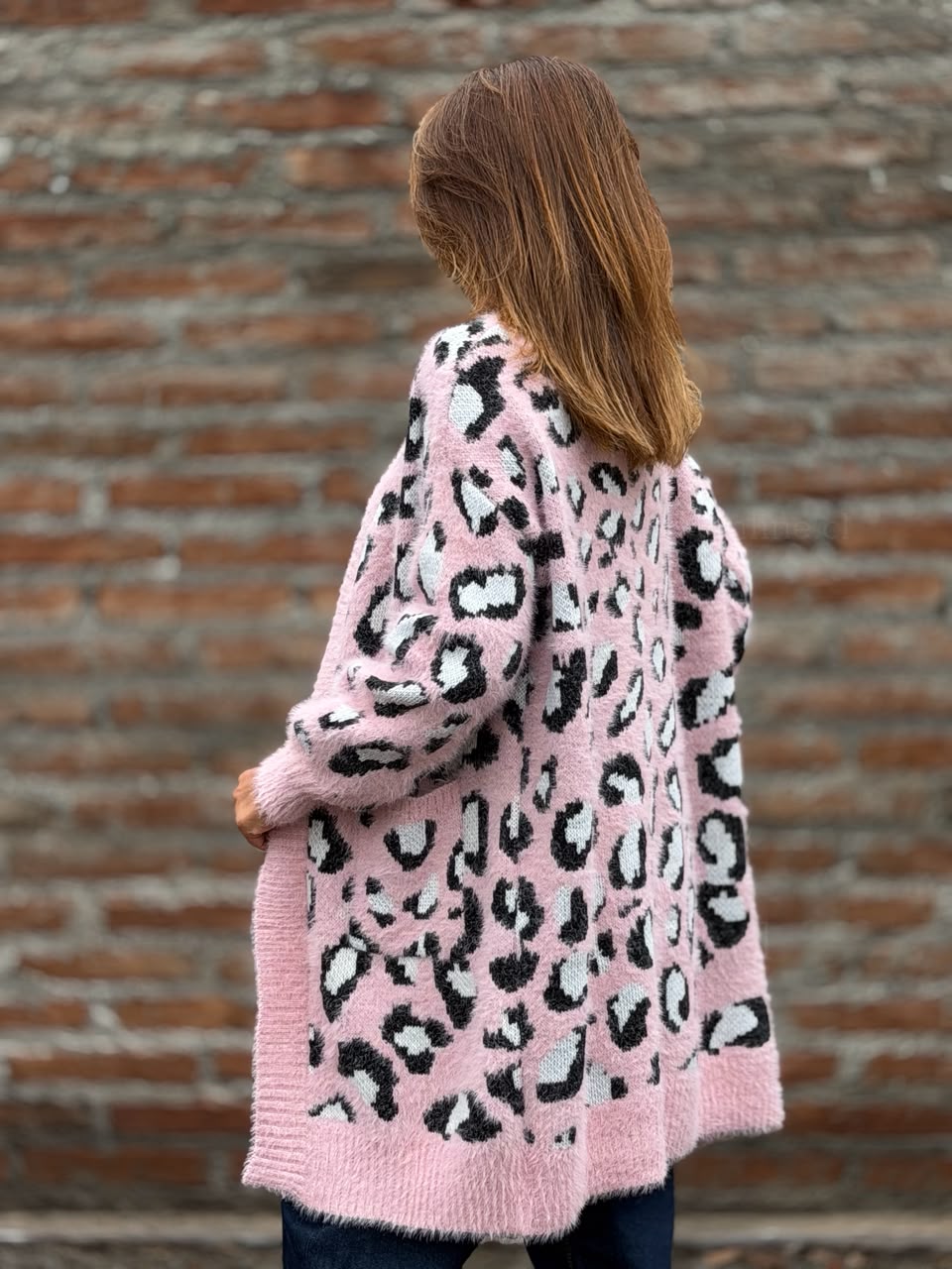 Cárdigan Print rosa